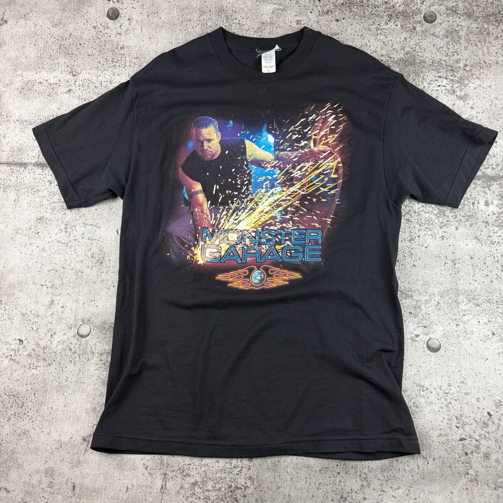 Vintage Vintage Monster Garage Shirt Jesse James Large Size US L / EU 52-54 / 3 - 1 Thumbnail