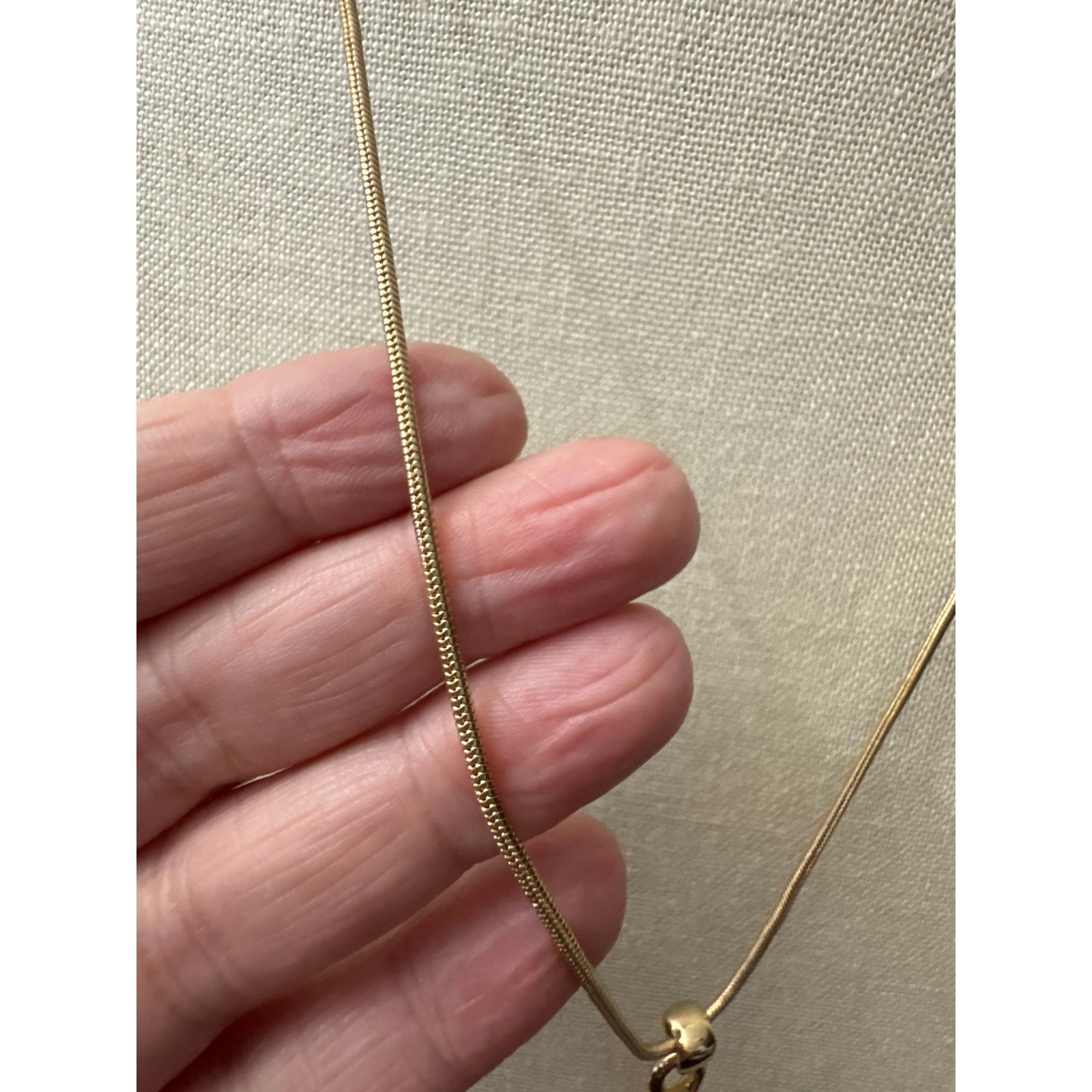 Other Napier Gold Tone Teardrop Pendant Necklace 25in NWT Signed Size ONE SIZE - 4 Thumbnail