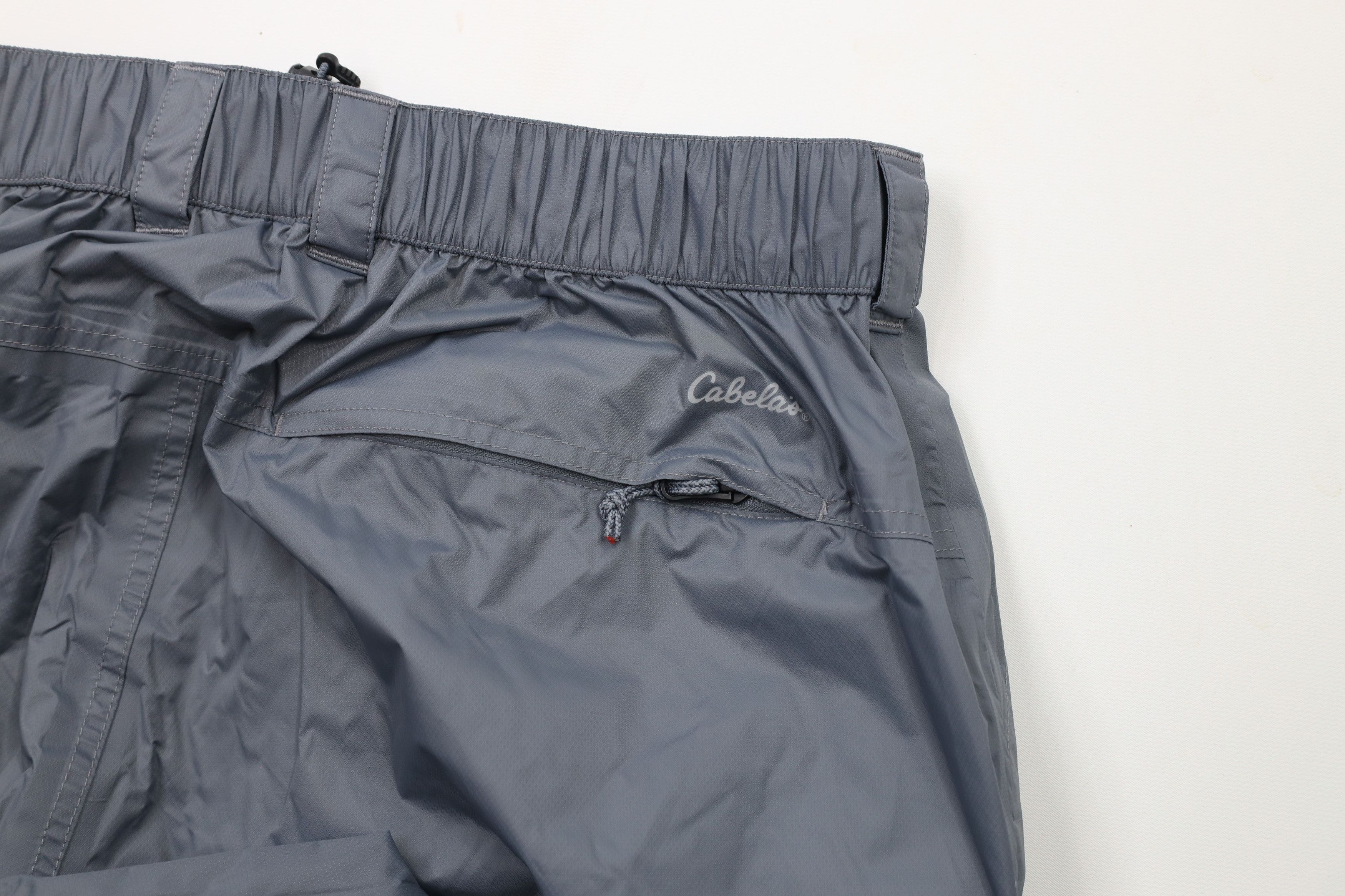 Cabelas × Vintage Vintage Cabelas Waterproof Outdoor Hiking Rain Pants Gray Size US 36 / EU 52 - 12 Thumbnail
