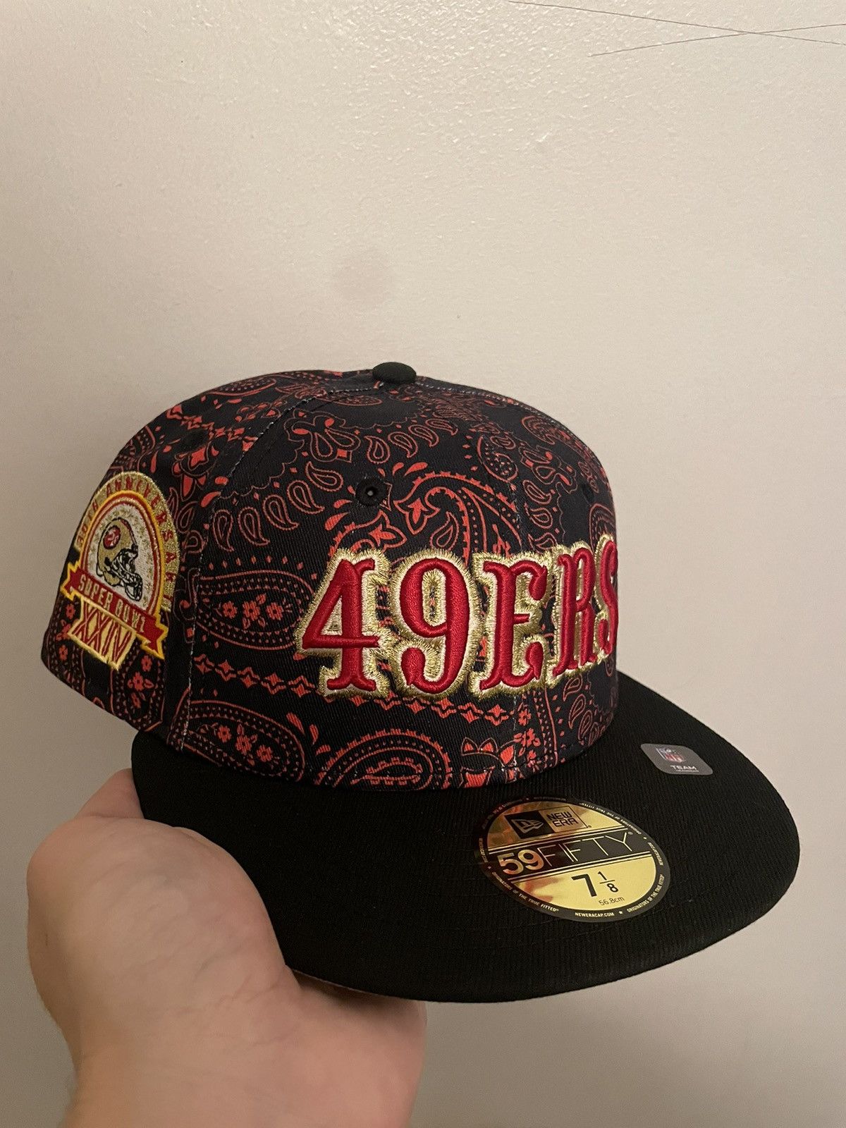 MyFitteds Myfitteds San Francisco 49ers paisley red 30th anniversary Size ONE SIZE - 1 Thumbnail