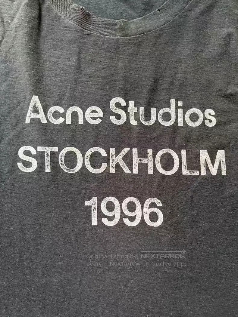 Acne Studios Acne Studios 1996 series letter print round neck short sle Size US XS / EU 42 / 0 - 3 Thumbnail