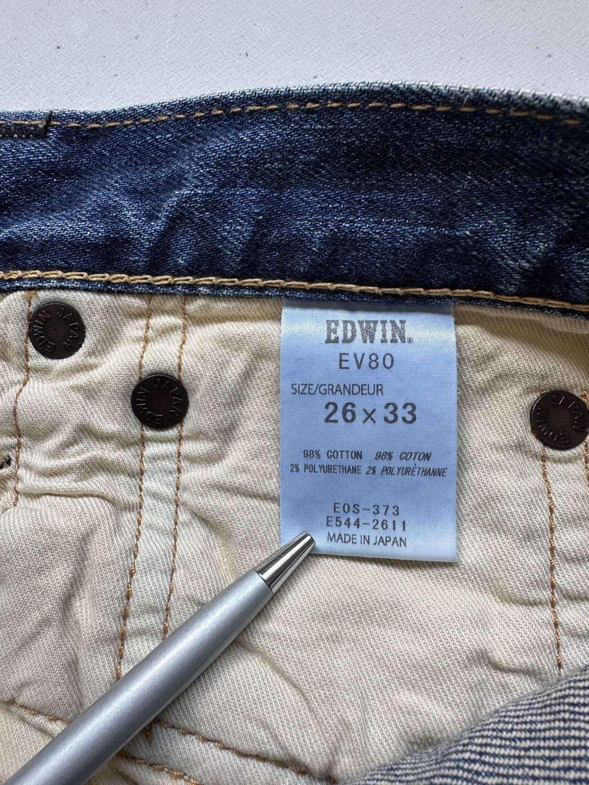 Edwin Vintage Edwin Salvedge Denim Jeans Size US 26 / EU 42 - 10 Thumbnail