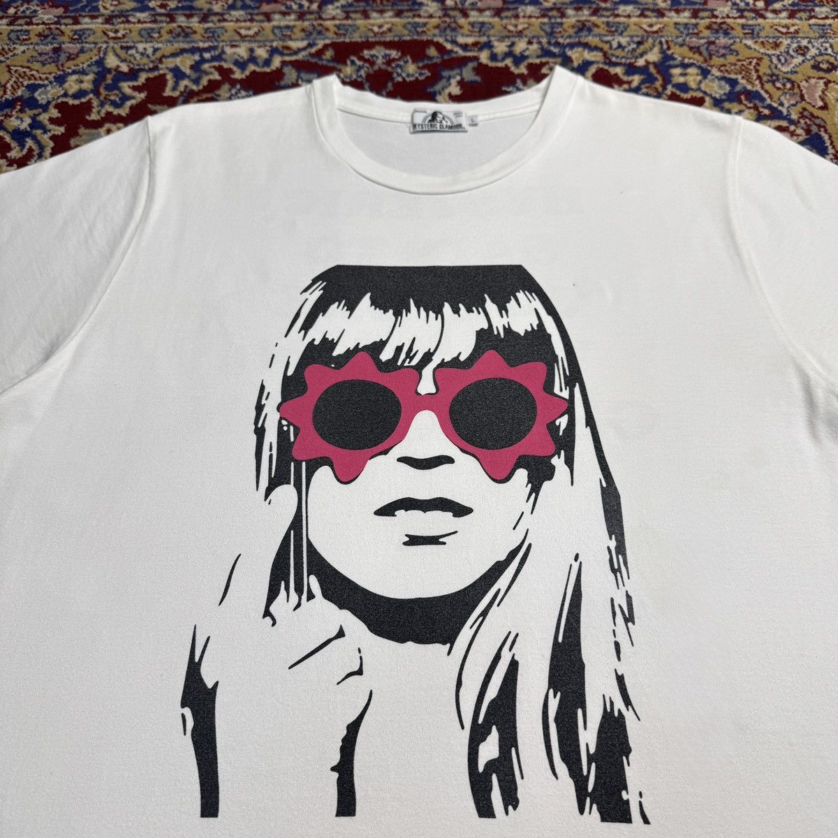 Hysteric Glamour Vacation Generation Sunglass Girl Y2k tee