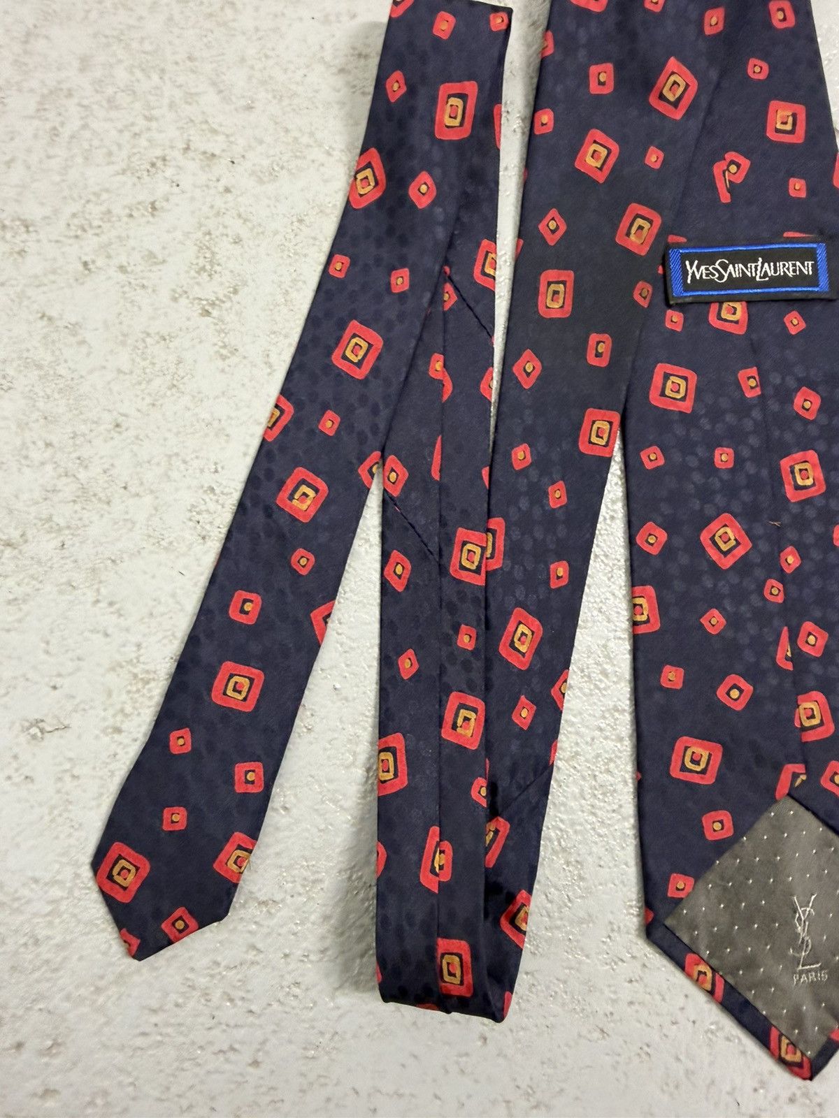 Yves Saint Laurent Vintage Yves Saint Laurent Silk Tie Size ONE SIZE - 4 Thumbnail