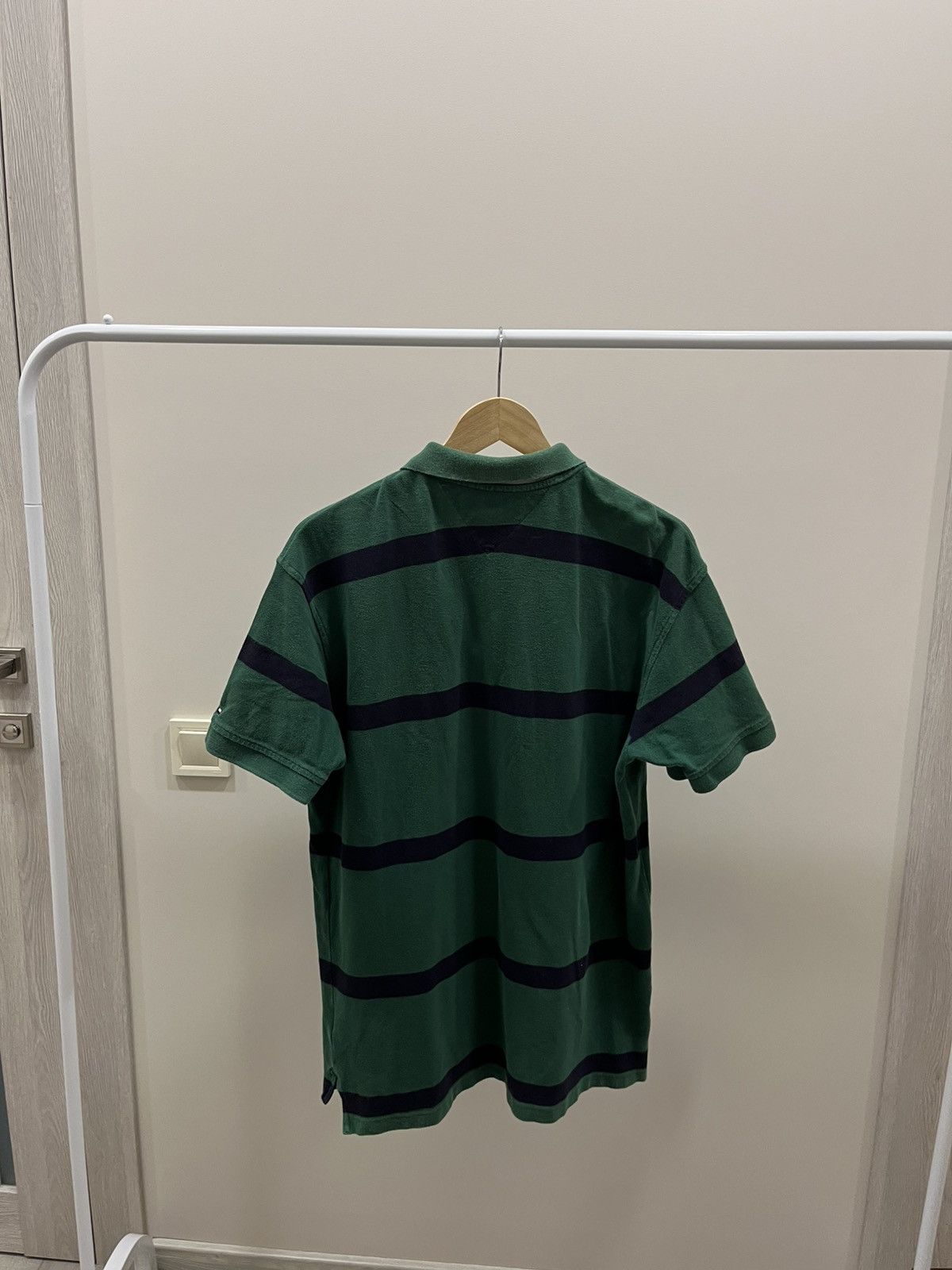 Tommy Hilfiger Vintage Tommy Hilfiger 90s Polo Shirt Stiped Blue and Green Size US XL / EU 56 / 4 - 3 Thumbnail