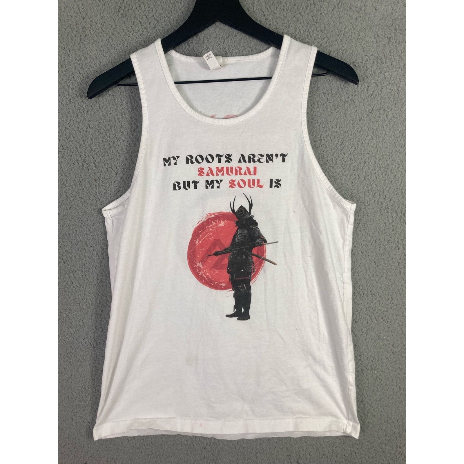 Next Level Apparel Meraki Samurai Tank Shirt Men's M Graphic Tee Casual Fashion Size US M / EU 48-50 / 2 - 5 Thumbnail