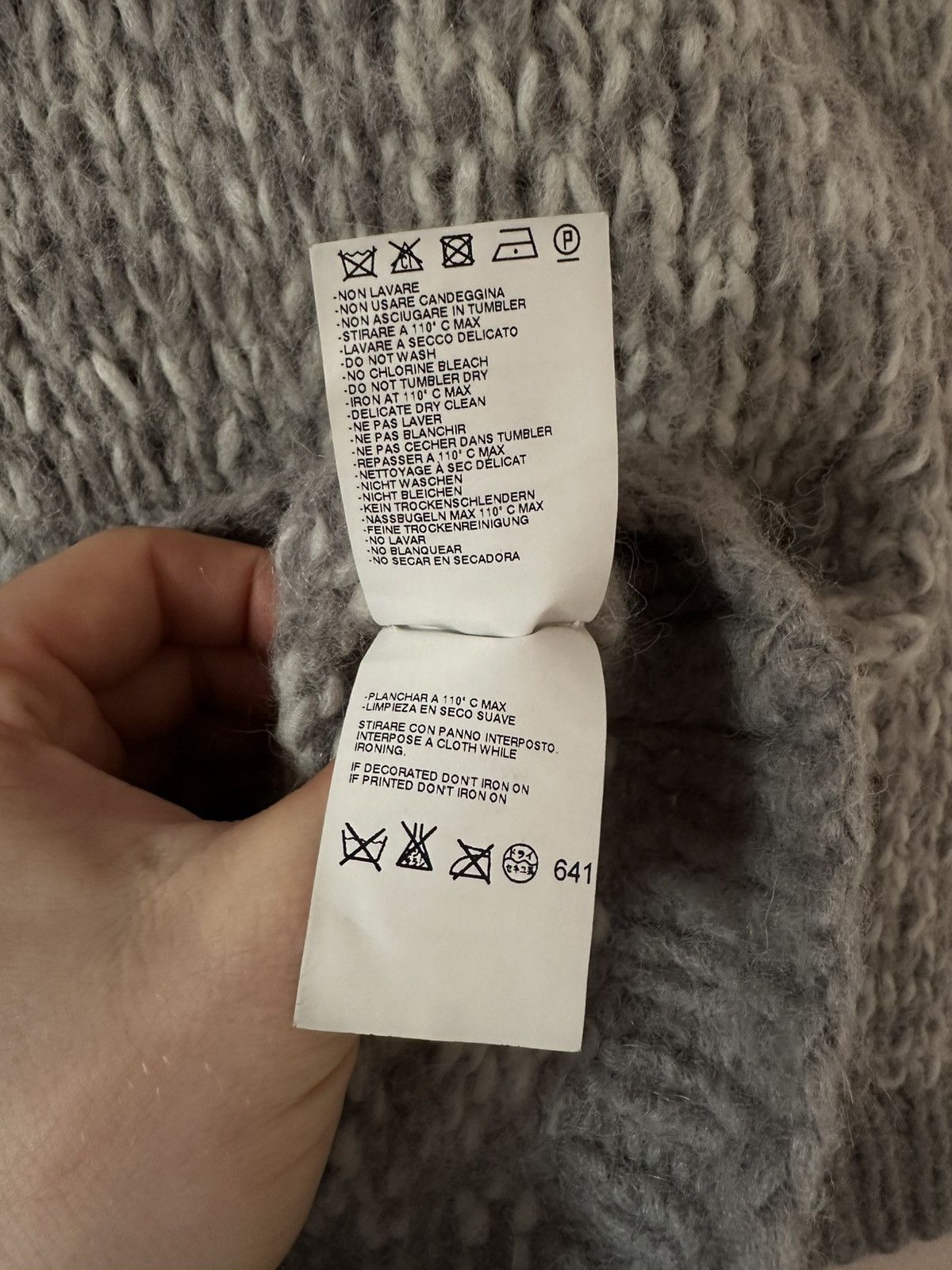 Maison Margiela Maison Margiela MM6 Lana Wool Knit Cardigan Size M / US 6-8 / IT 42-44 - 9 Thumbnail