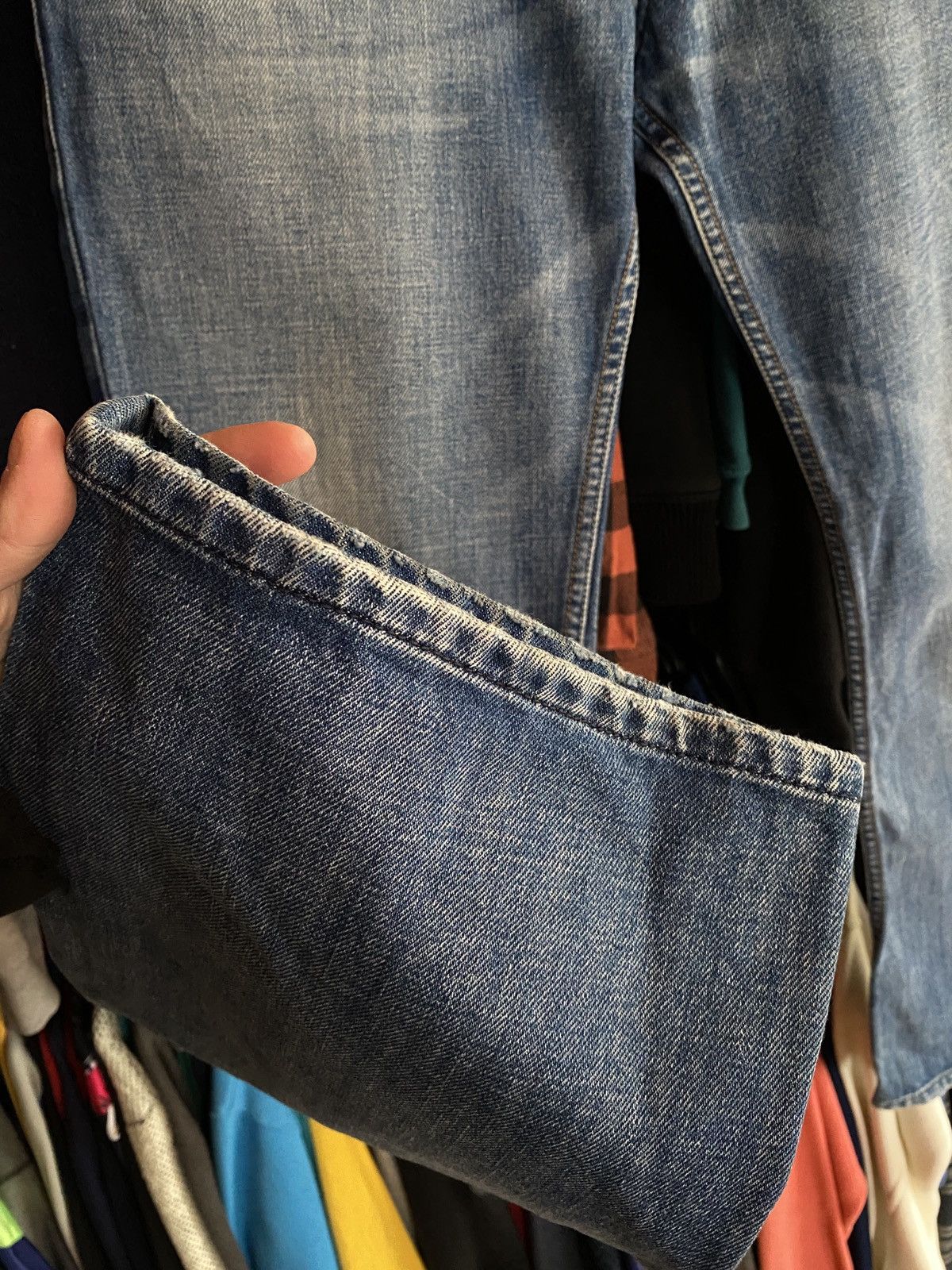 Diesel VINTAGE DIESEL FLARED DENIM JEANS Y2k Size US 34 / EU 50 - 7 Thumbnail
