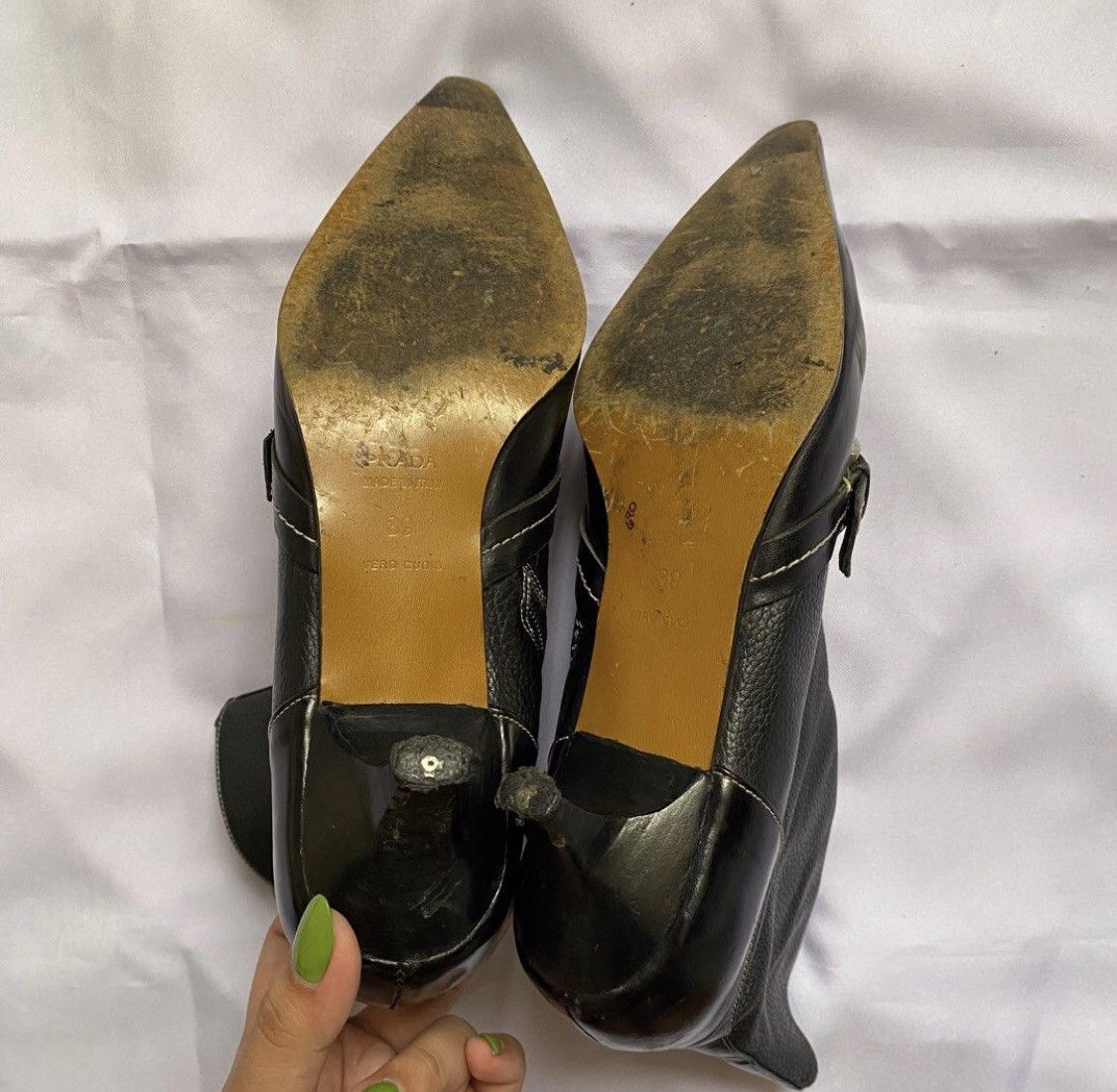 Prada Vintage Prada Buckle Design Ankle Boots Size US 9 / IT 39 - 7 Thumbnail