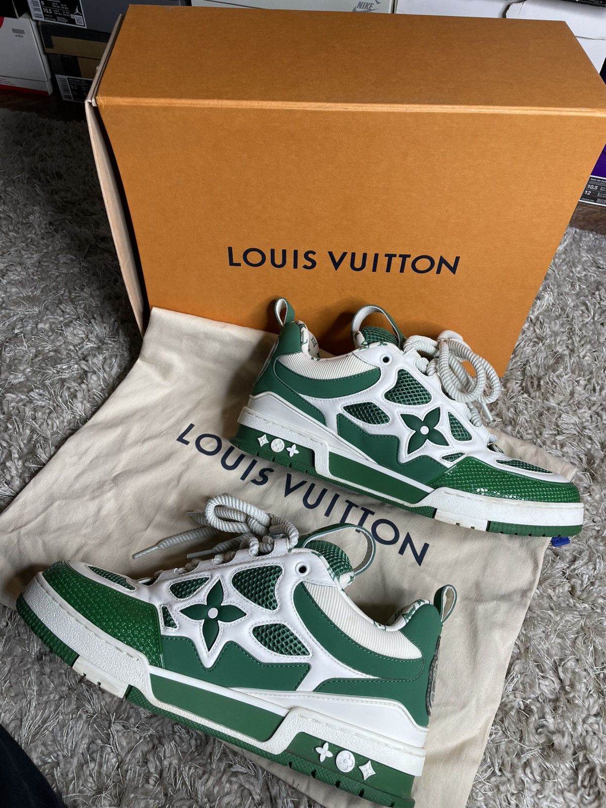 Louis Vuitton Louie Vuitton Skate Sneaker Green Size US 8.5 / EU 41-42 - 1 Thumbnail
