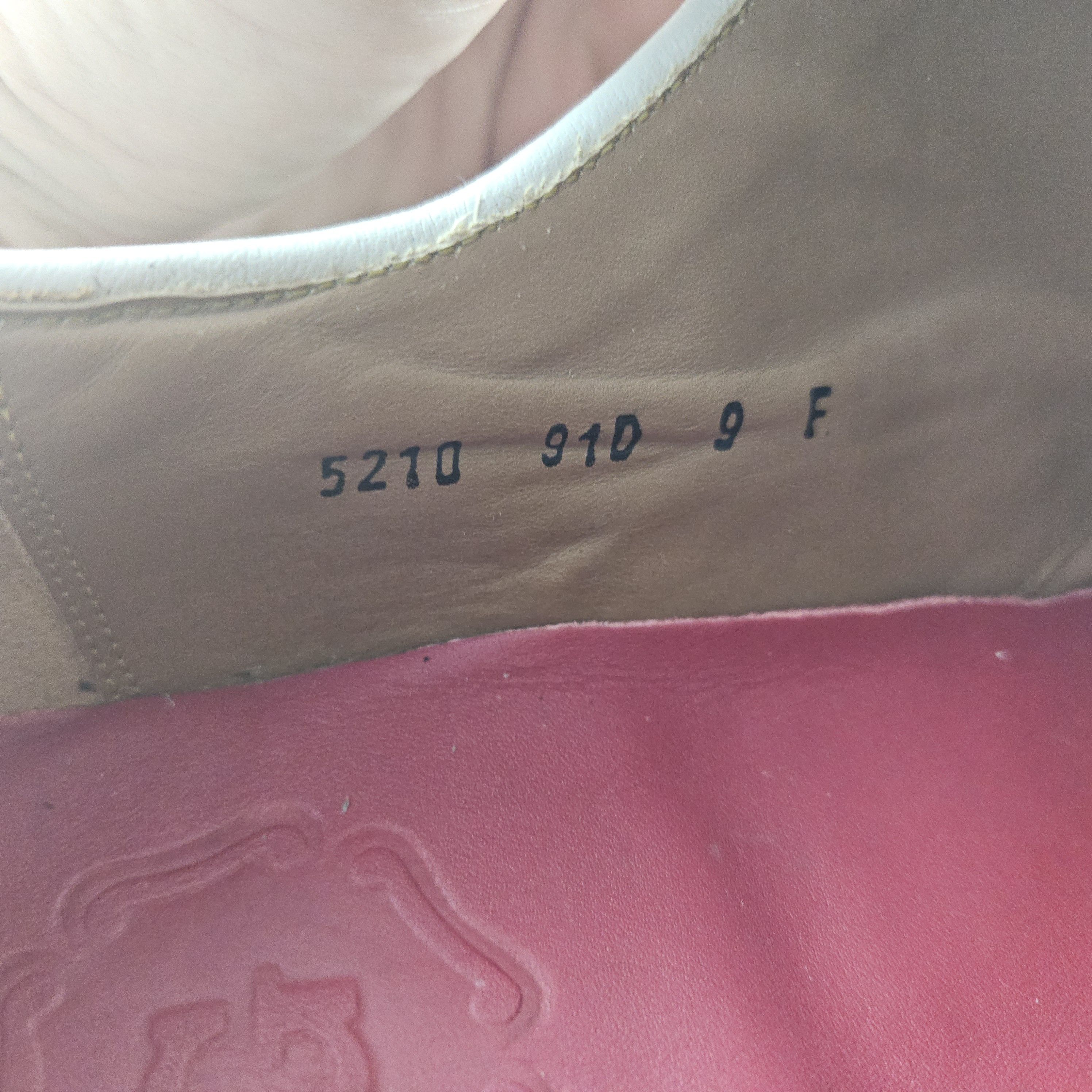 Vintage Grenson shoes beige canvas Sz 9 F