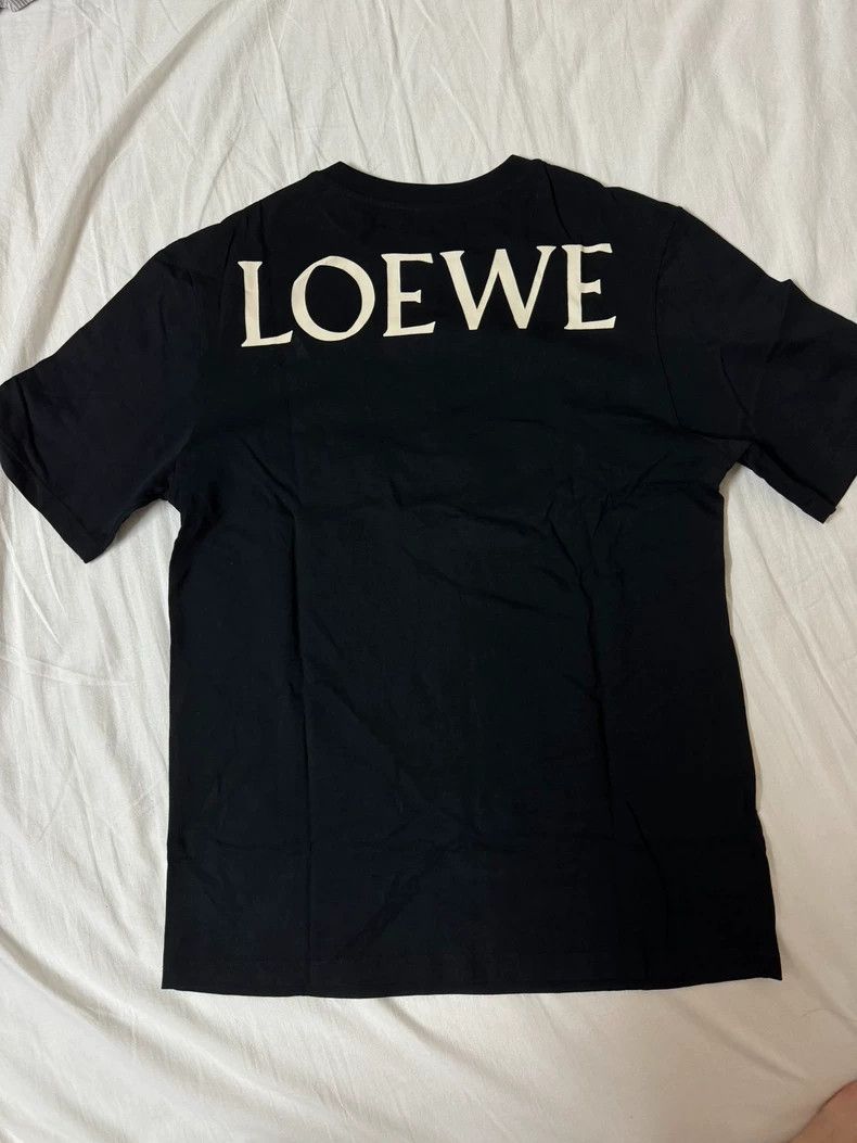 Loewe LOEWE Skull patch, back letter print short sleeve T-shirt Size S / US 4 / IT 40 - 2 Thumbnail
