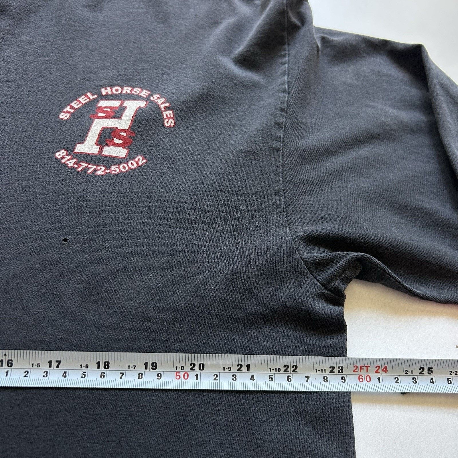 Vintage Vintage Y2K Iron Cross Skull Shirt Long Sleeve XL Faded Rare Size US XL / EU 56 / 4 - 5 Thumbnail