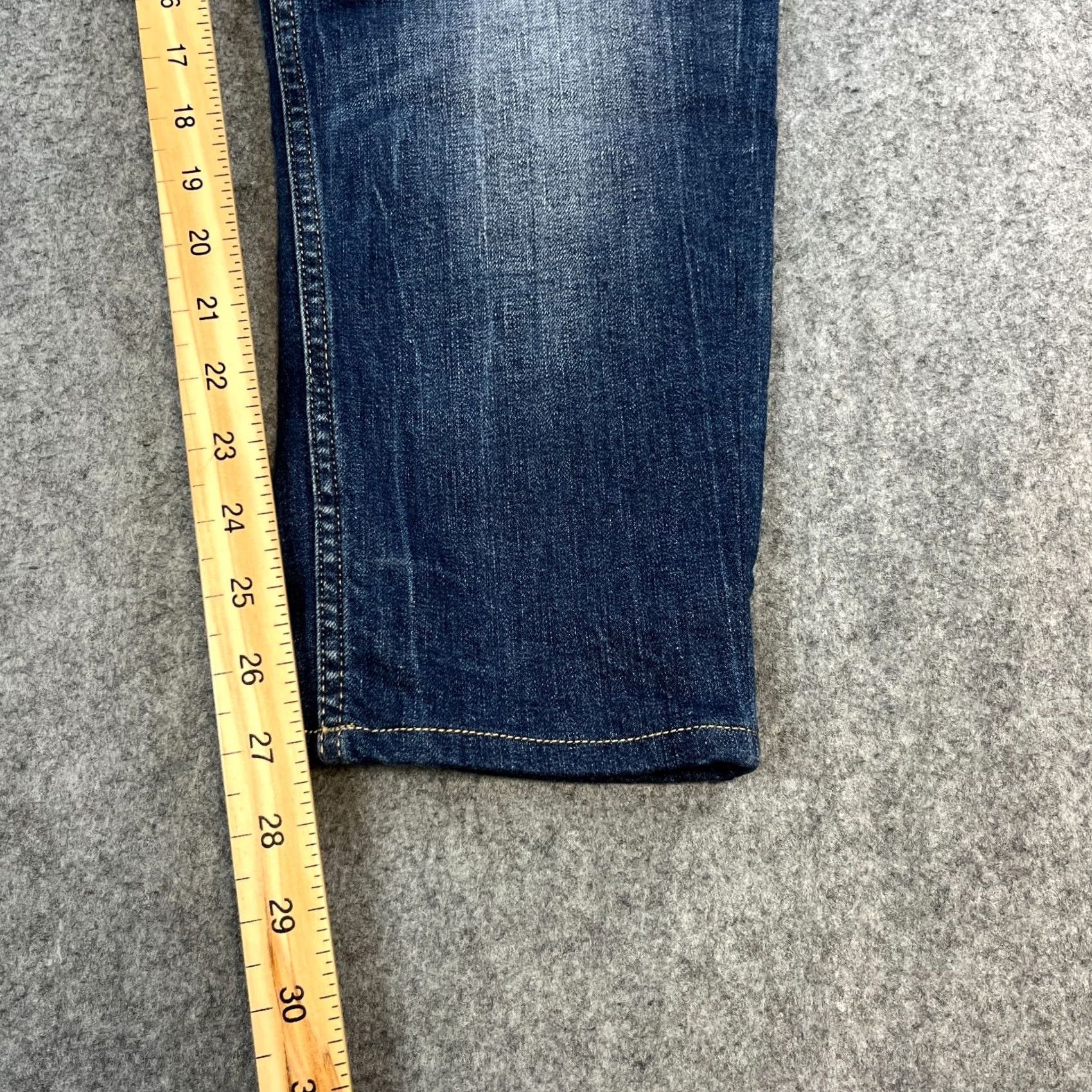 Replay Replay Jeans Slim Fit 32 28 Dark Wash Blue Organic Cotton Stretch Grover Men 5-Pocket Denim Shirt? Size US 32 / EU 48 - 4 Thumbnail