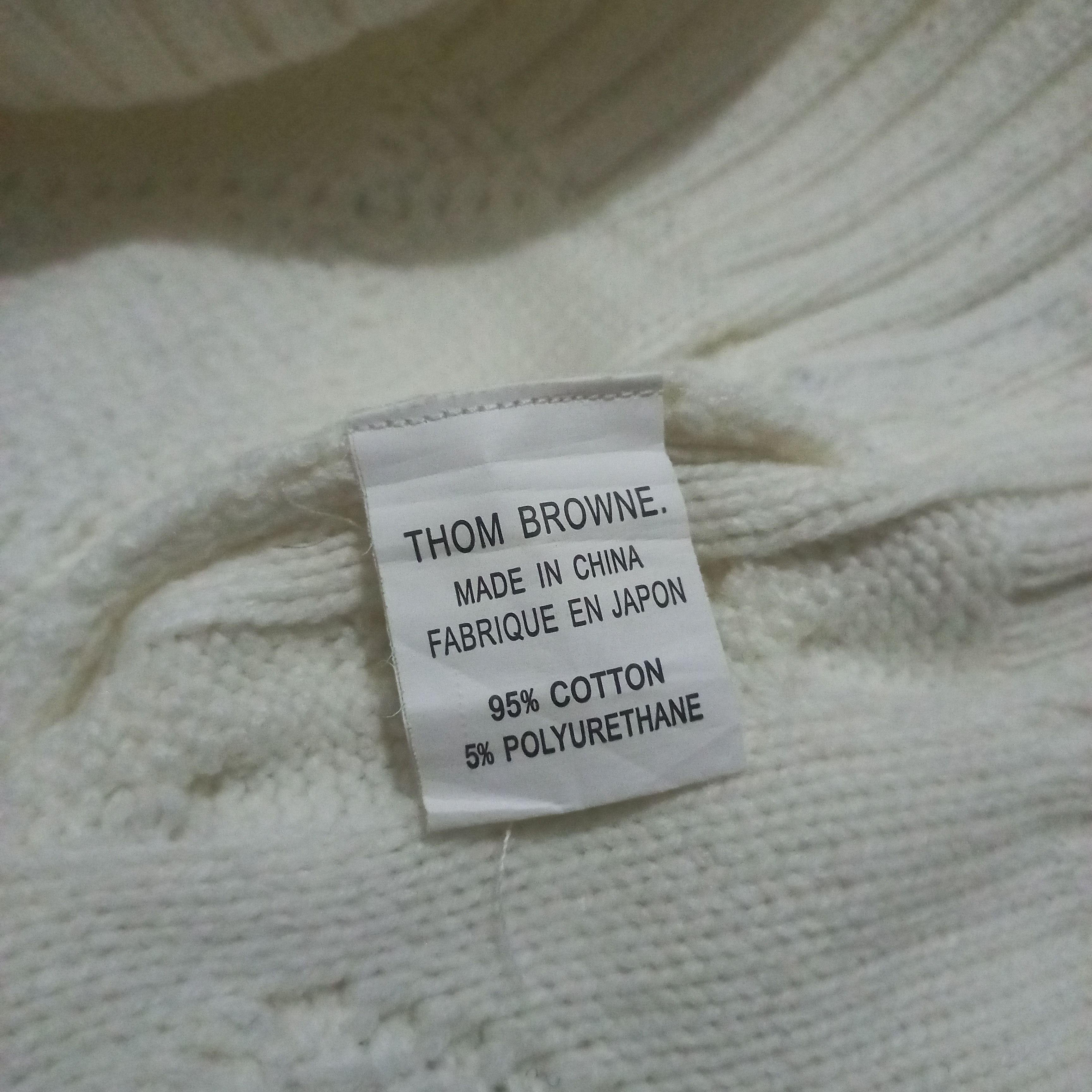 Japanese Brand Thombrowne - 3D Cable Knitwear Size M / US 6-8 / IT 42-44 - 8 Thumbnail