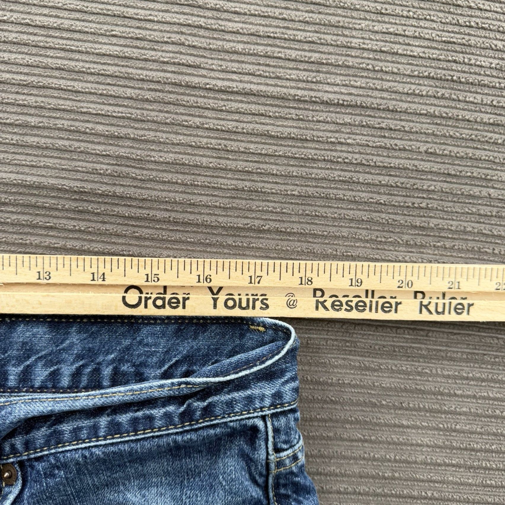 Tommy Hilfiger Tommy Hilfiger Denim Jeans Men 34 Regular Blue Straight Hipster 90s Hip Hop Pattern Solid Size US 34 / EU 50 - 5 Thumbnail