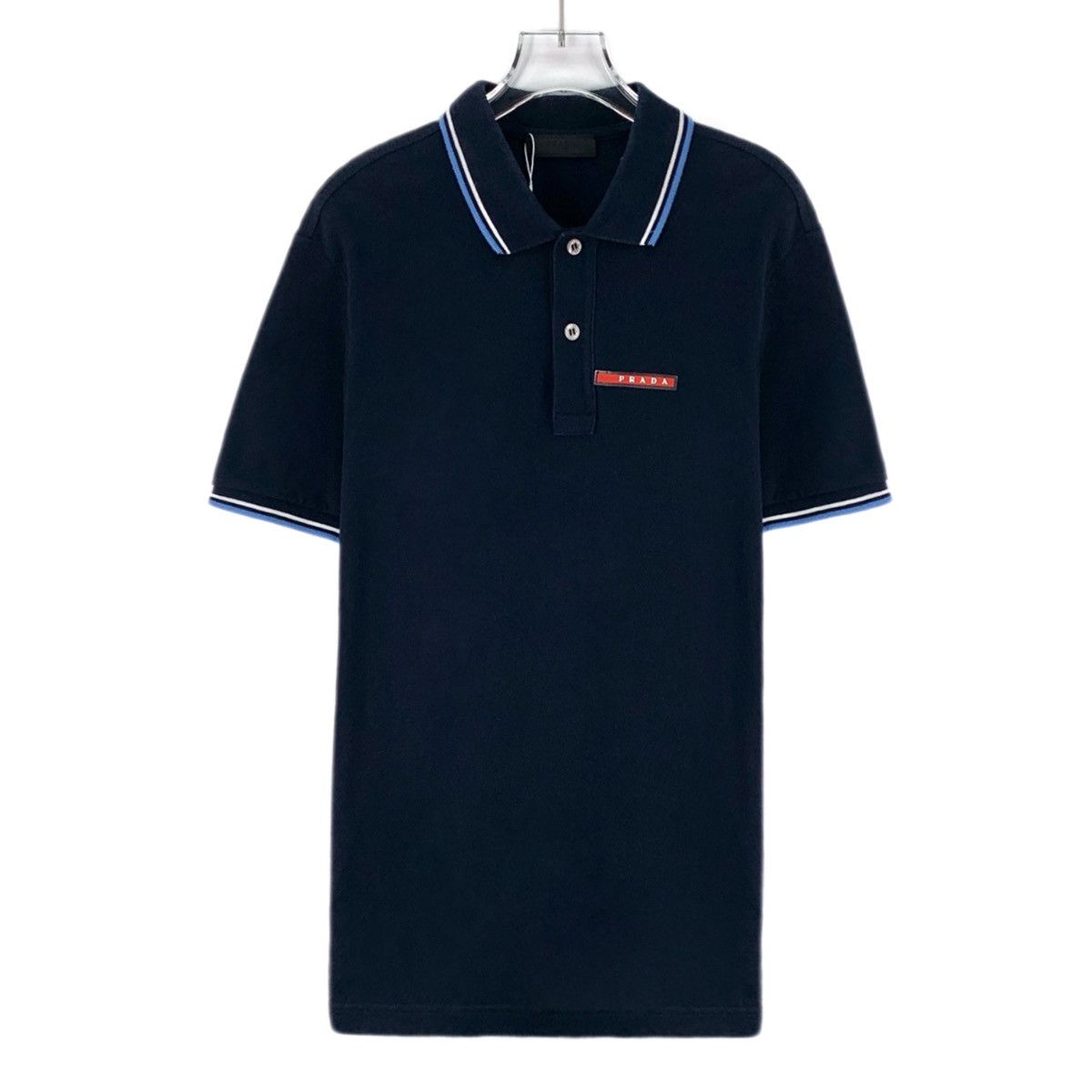Prada Prada Collared Single-breasted Short Sleeve Polo Shirt K26WX Size US S / EU 44-46 / 1 - 1 Thumbnail