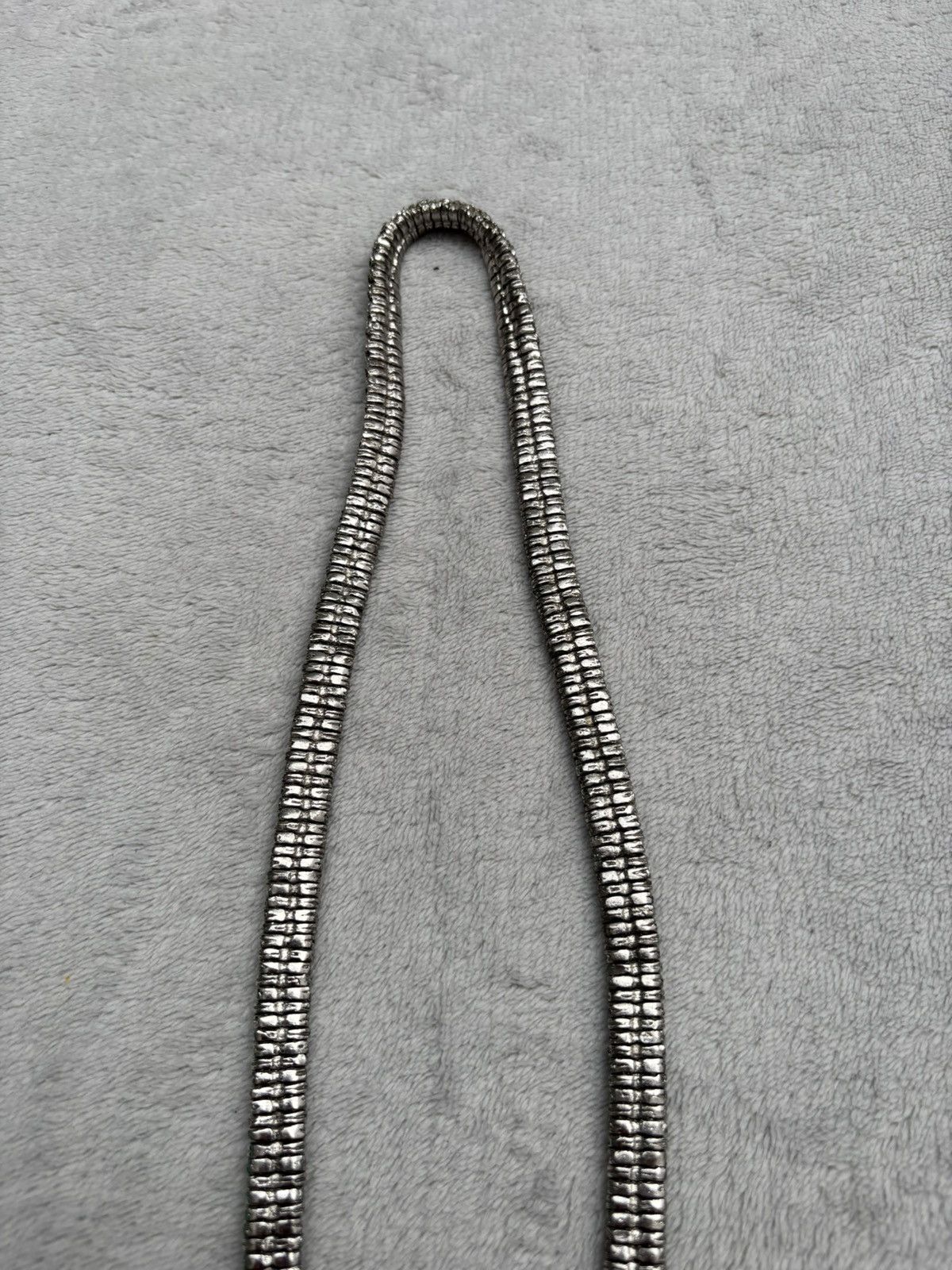 Valentino Valentino Snake Swarovski Crystal Silver Necklace Belt Size ONE SIZE - 16 Thumbnail