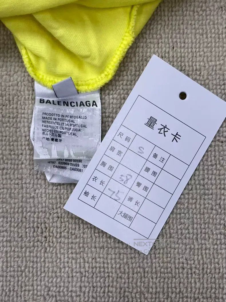 Balenciaga Balenciaga Letter logo printed casual round neck short-sle Size S / US 4 / IT 40 - 4 Thumbnail