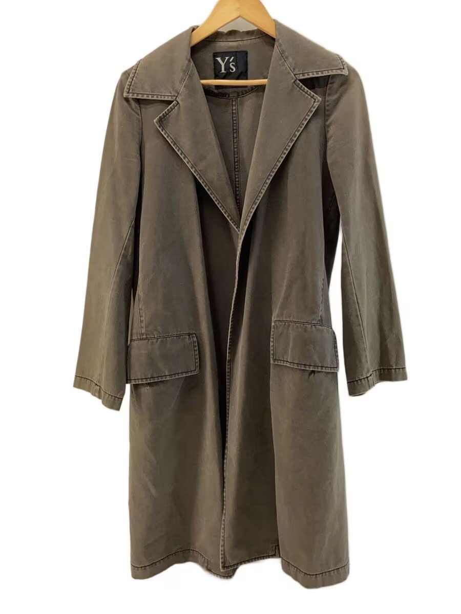 Yohji Yamamoto yohji yamamoto Y's /// Cotton/Brown Coat Size US M / EU 48-50 / 2 - 1 Thumbnail