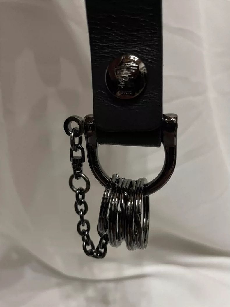 Yohji Yamamoto Yohji Yamamoto Black key ring accessories Size ONE SIZE - 4 Thumbnail