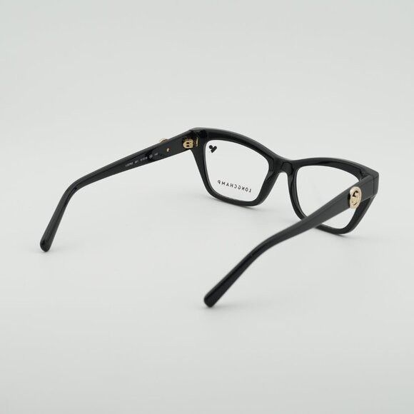 Longchamp Longchamp LO2762 001 Eyeglasses Black 51mm Cat Eye Frame Size ONE SIZE - 5 Thumbnail
