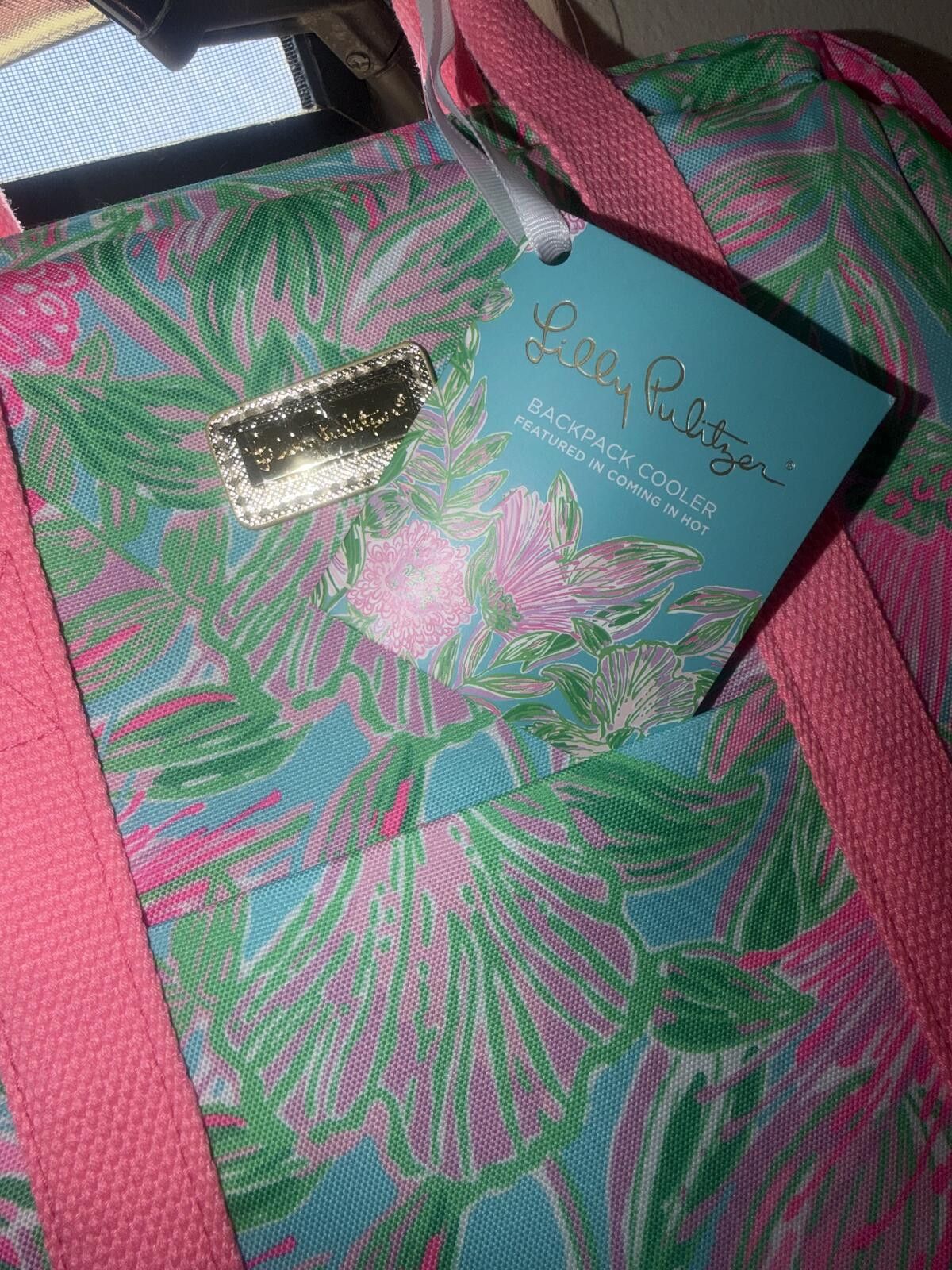 Other NWT Lilly Pulitzer Backpack Cooler Best Fishes Size ONE SIZE - 2 Thumbnail