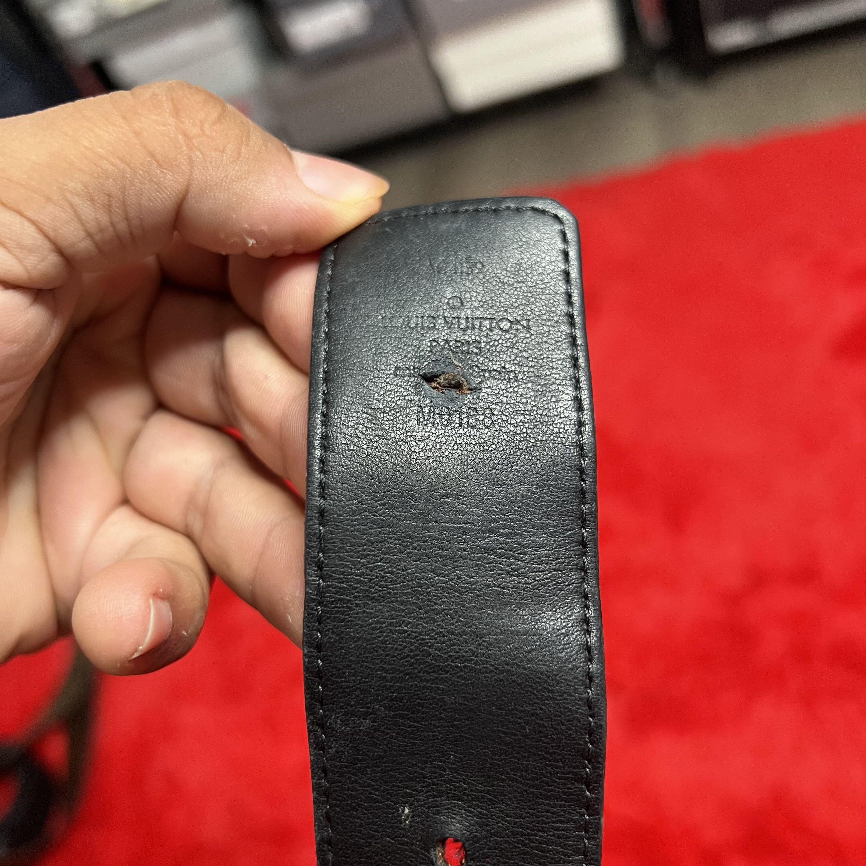 Louis Vuitton Louis Vuitton Reversible Belt Monogram Black Size 30 - 12 Thumbnail