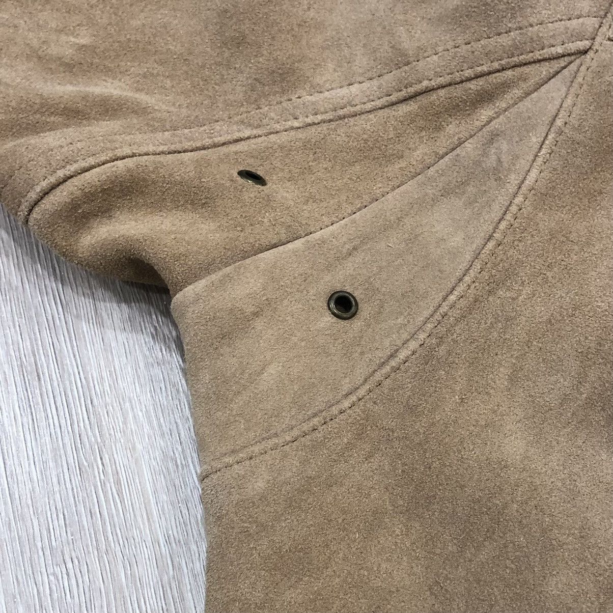 Banana Republic Vintage Banana Republic Men’s Suede Leather Bomber Jacket Size US L / EU 52-54 / 3 - 5 Thumbnail