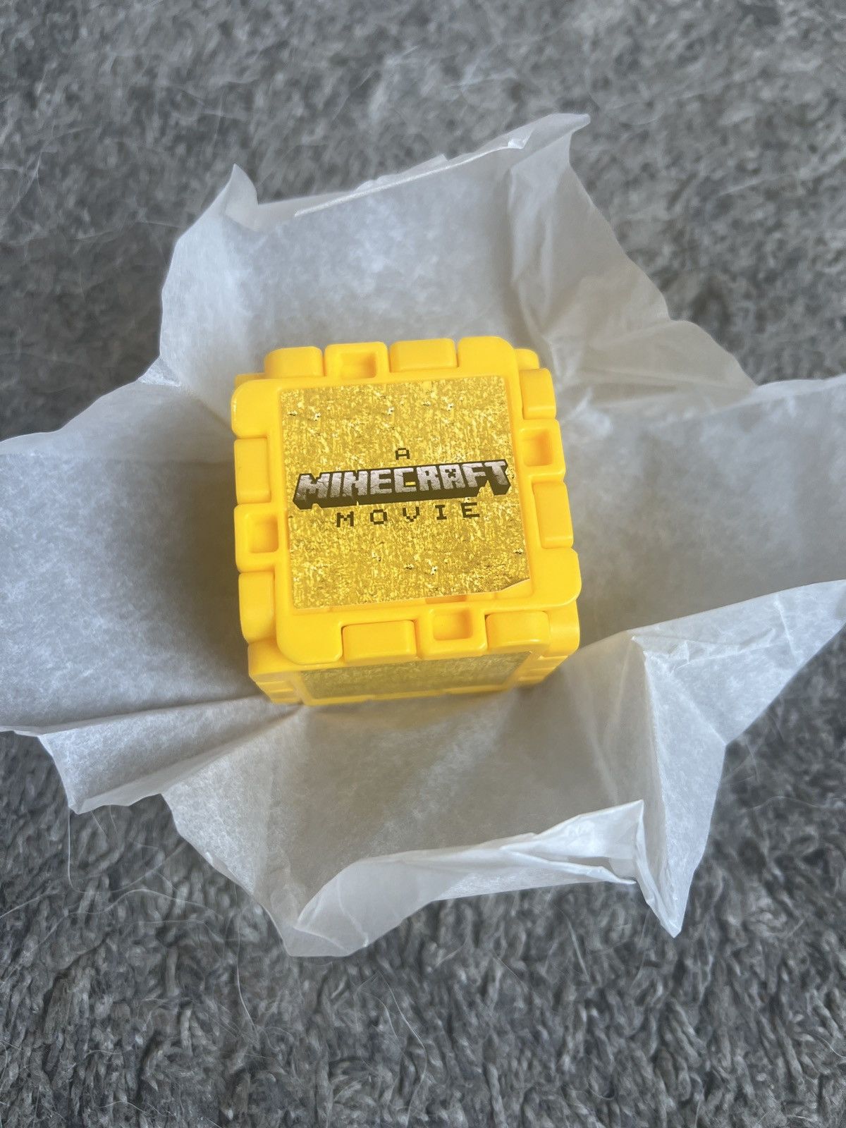 Warner Bros 2025 McDonald’s A Minecraft Movie Gold Block & Dawn Size ONE SIZE - 2 Thumbnail