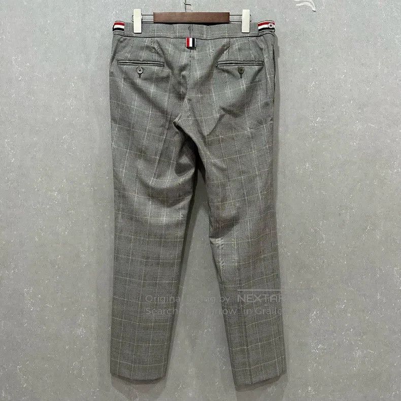 Thom Browne Thom Browne size 1 Gray wool trousers Size US 38 / EU 54 - 2 Thumbnail