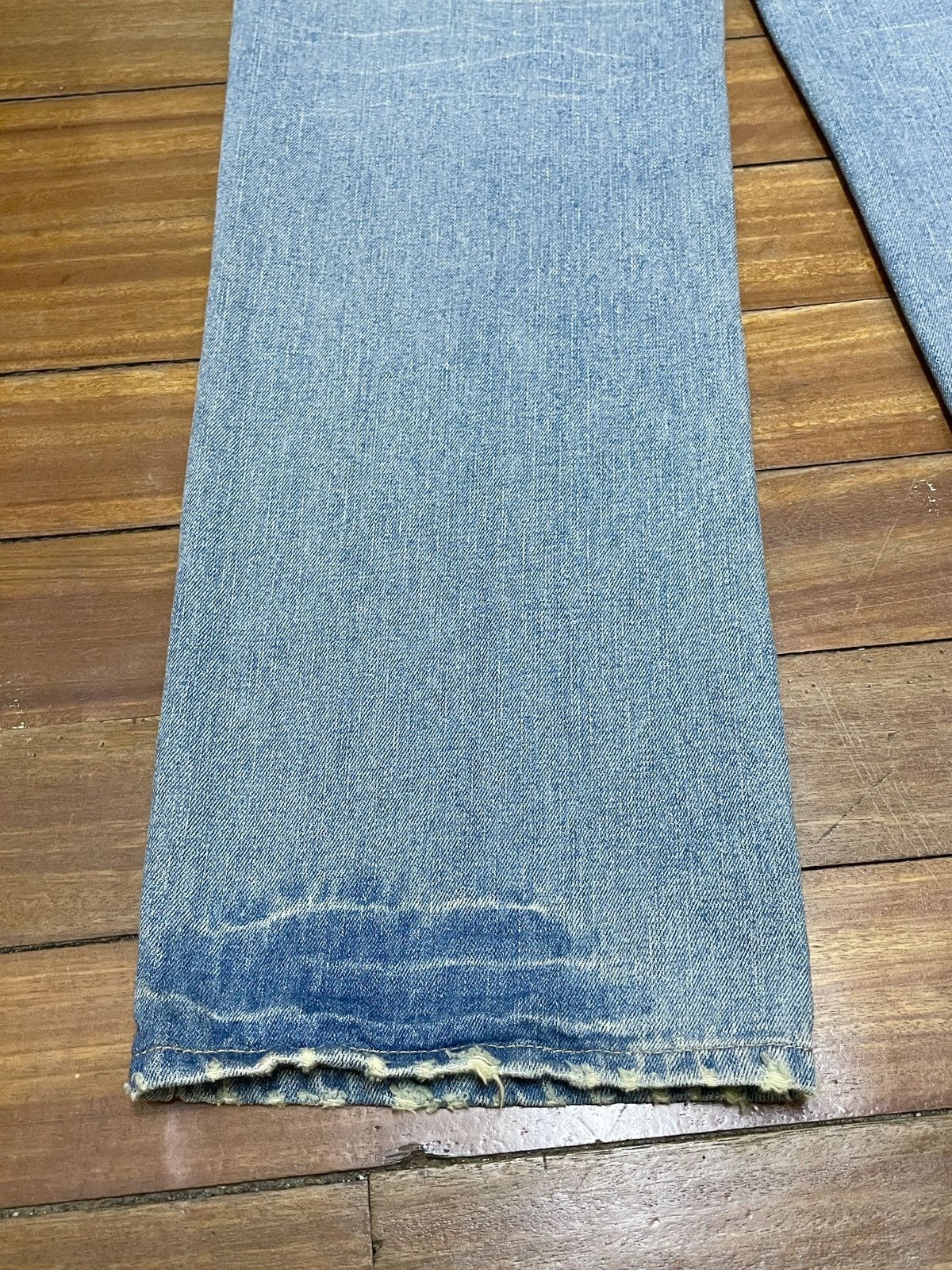 Japanese Brand × Vintage Rare Design Vintage Japaness Brand Double Waist Jeans 2000s Size US 33 - 7 Thumbnail