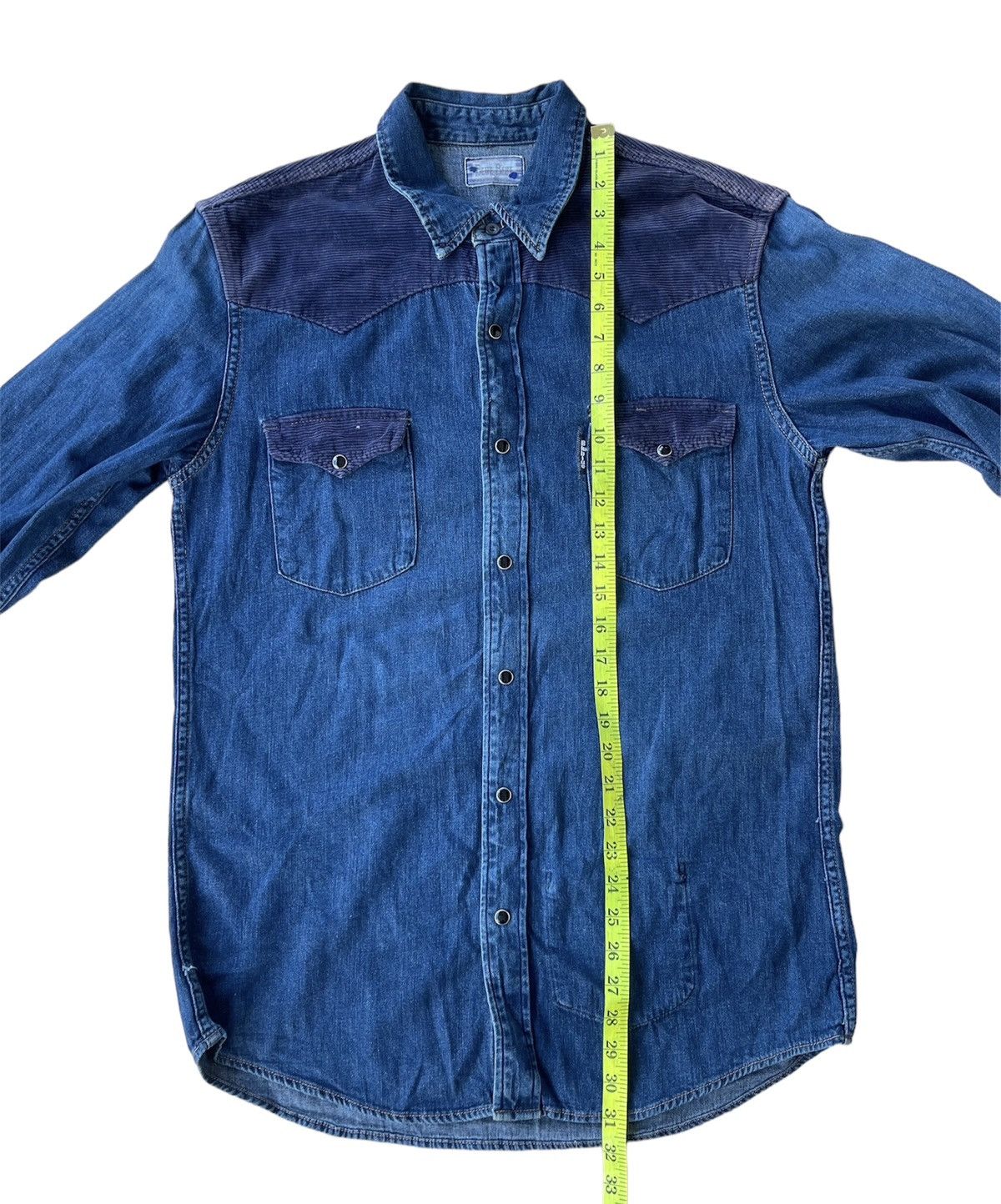 Blue Blue Japan Vintage Blue Blue Japan denime westren shirt Size US M / EU 48-50 / 2 - 19 Thumbnail