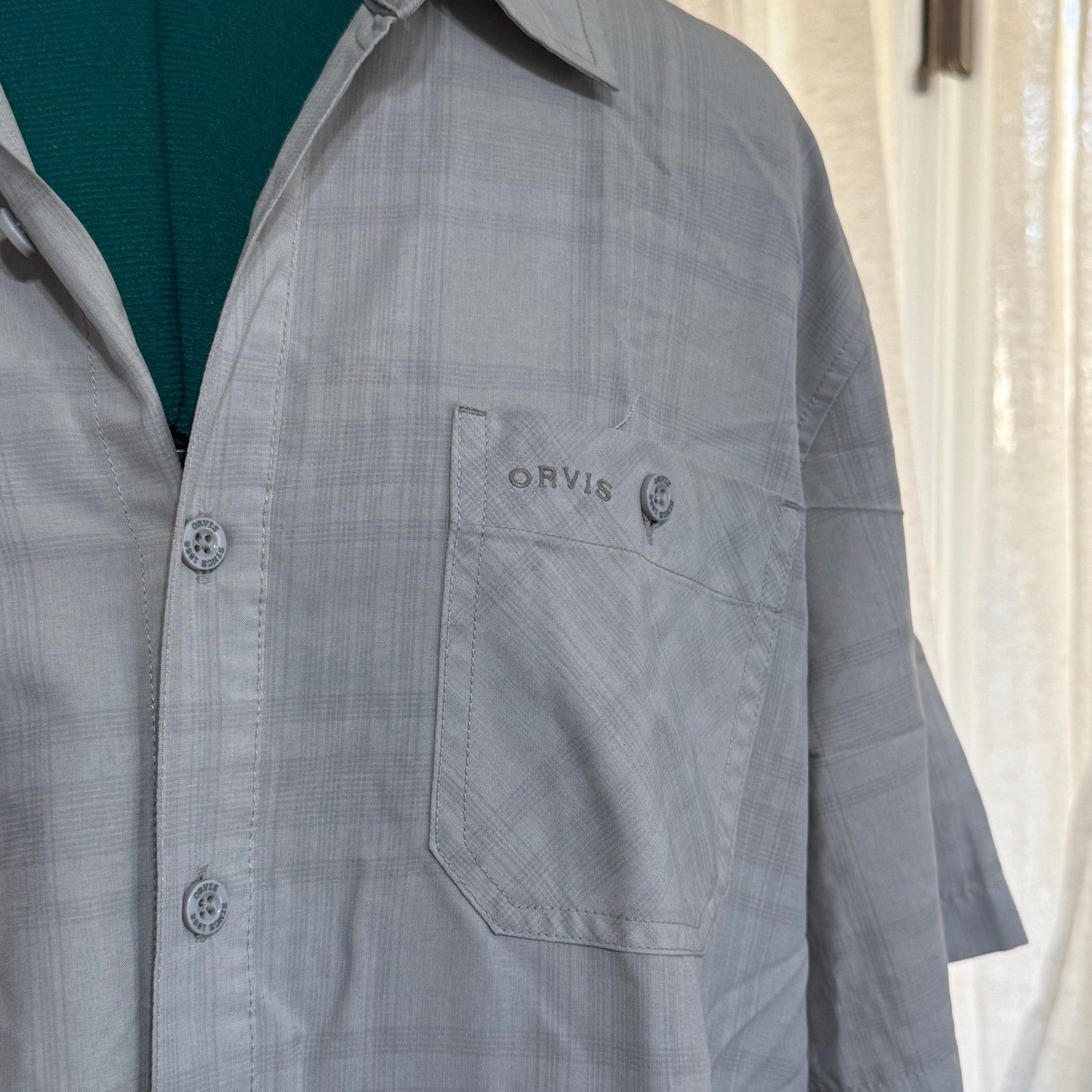 Orvis Orvis Gray Plaid Short-Sleeve Fishing Shirt | Sz L Size US L / EU 52-54 / 3 - 3 Thumbnail