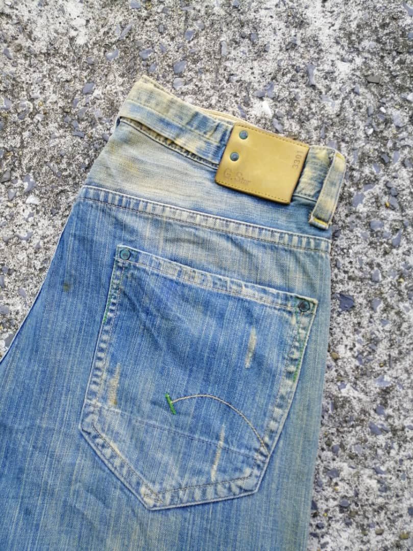 G-Star Gstar Raw Nice Design Denim Jeans Size US 33 - 11 Thumbnail