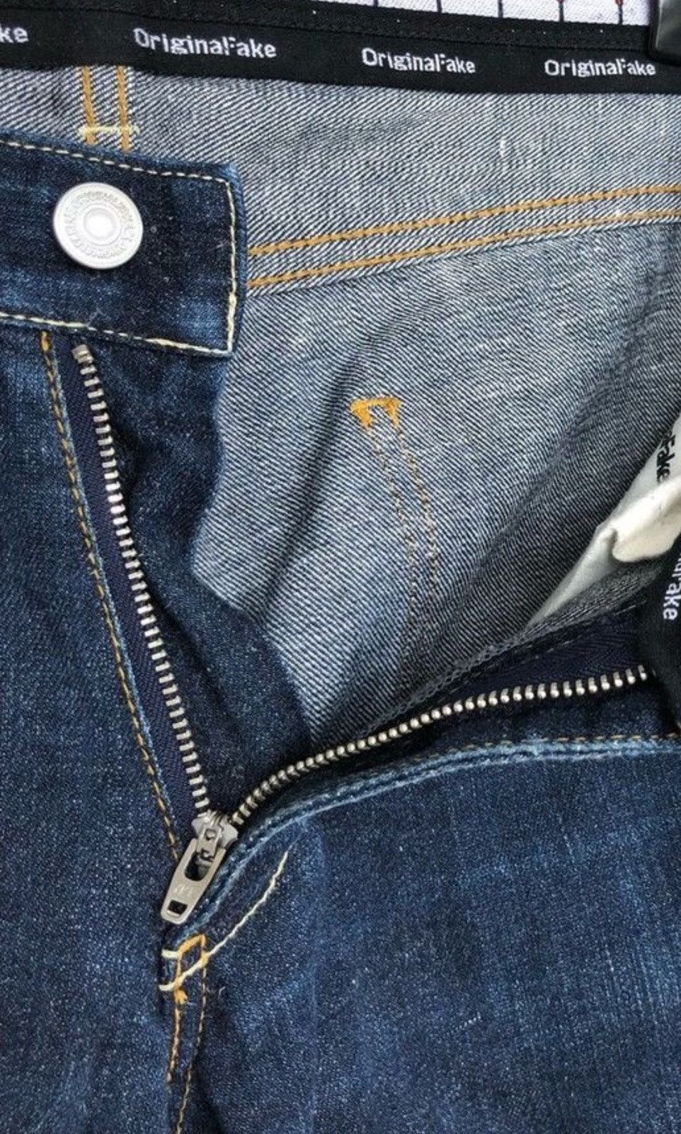 Kaws GRAIL🔥SS10 Original Fake Kaws ™️ Selvaged Denim Size US 30 / EU 46 - 17 Thumbnail