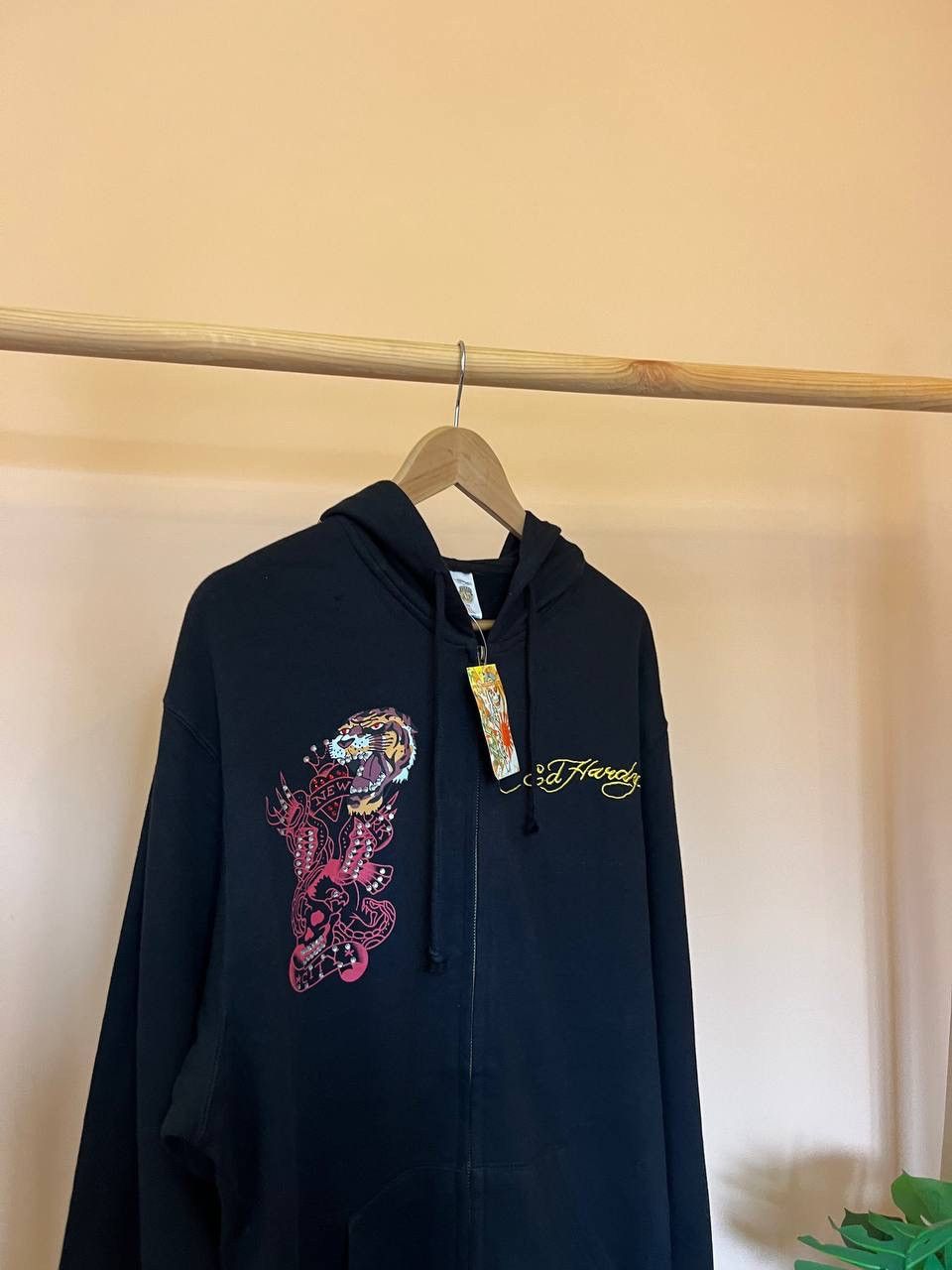 Christian Audigier × Ed Hardy NWT Vintage Ed Hardy Los Angeles Zip Hoodie Logo Rare XXL Size US XXL / EU 58 / 5 - 7 Thumbnail