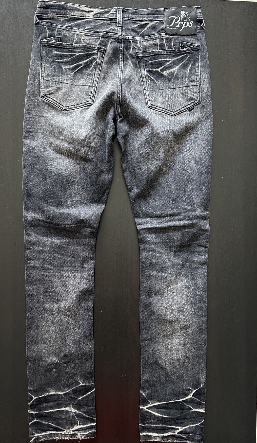 Prps PRPS “SOUL / Marvin Gaye Inspired” Distressed– Black W32 Size US 32 / EU 48 - 7 Thumbnail