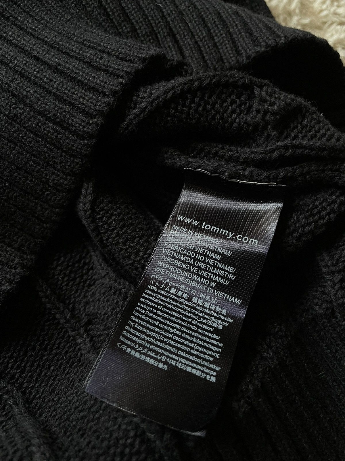 Tommy Hilfiger × Vintage Vintage Tommy Hilfiger Cable Knit Sweatshirt Size US M / EU 48-50 / 2 - 6 Thumbnail