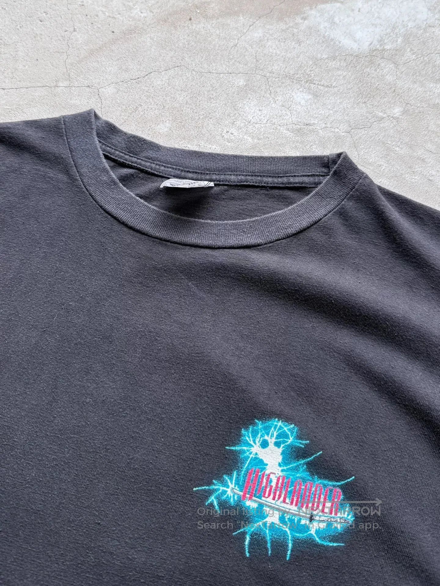 Vintage Vintage 90s Highlander Movie Tee. Size US XL / EU 56 / 4 - 3 Thumbnail