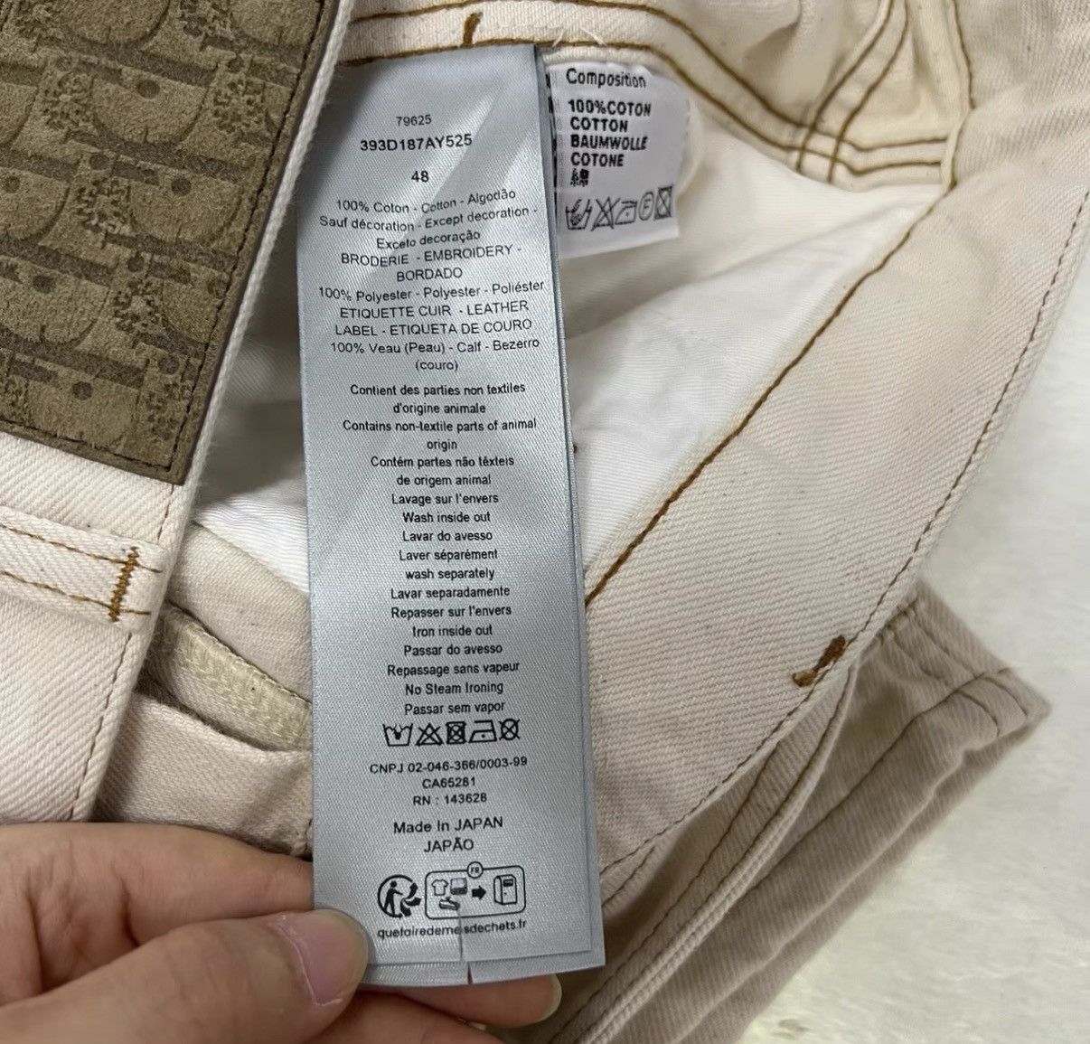 Dior Dior × Denim Tears Embroidered Cargo Shorts J41 Size US 32 / EU 48 - 4 Thumbnail