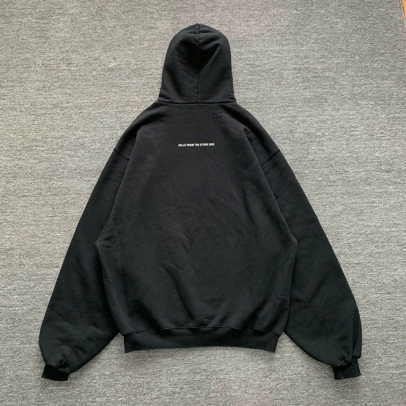 Balenciaga Balenciaga Black Alien Hoodie Hoodie Size US XXS / EU 40 - 2 Thumbnail