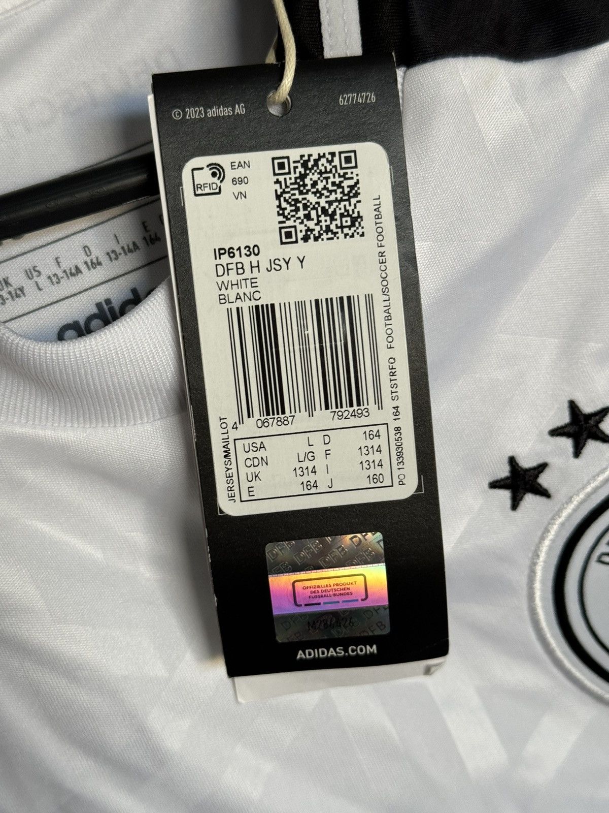 Adidas New KIDS Germany National Team 24/25 Home Football Jersey Size US S / EU 44-46 / 1 - 12 Thumbnail