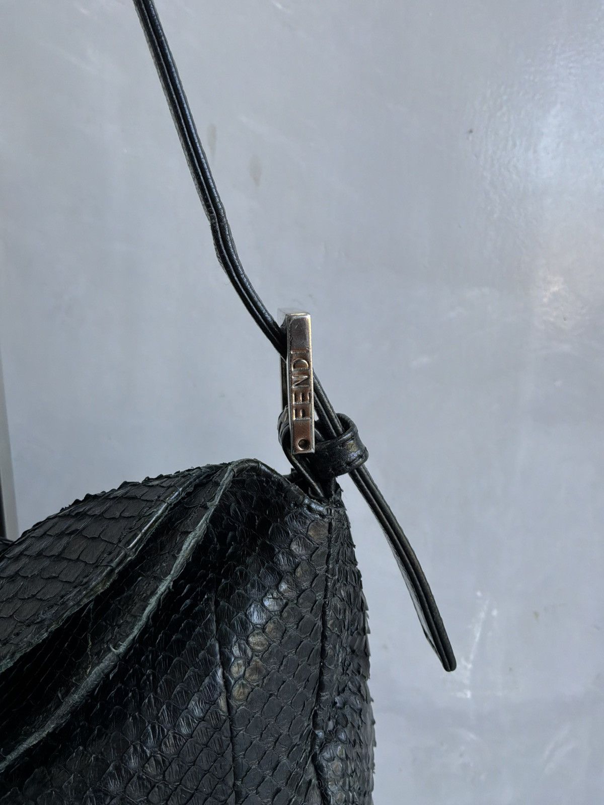 Fendi 2000s Fendi - Python Leather Mamma Baguette Bag Size ONE SIZE - 6 Thumbnail