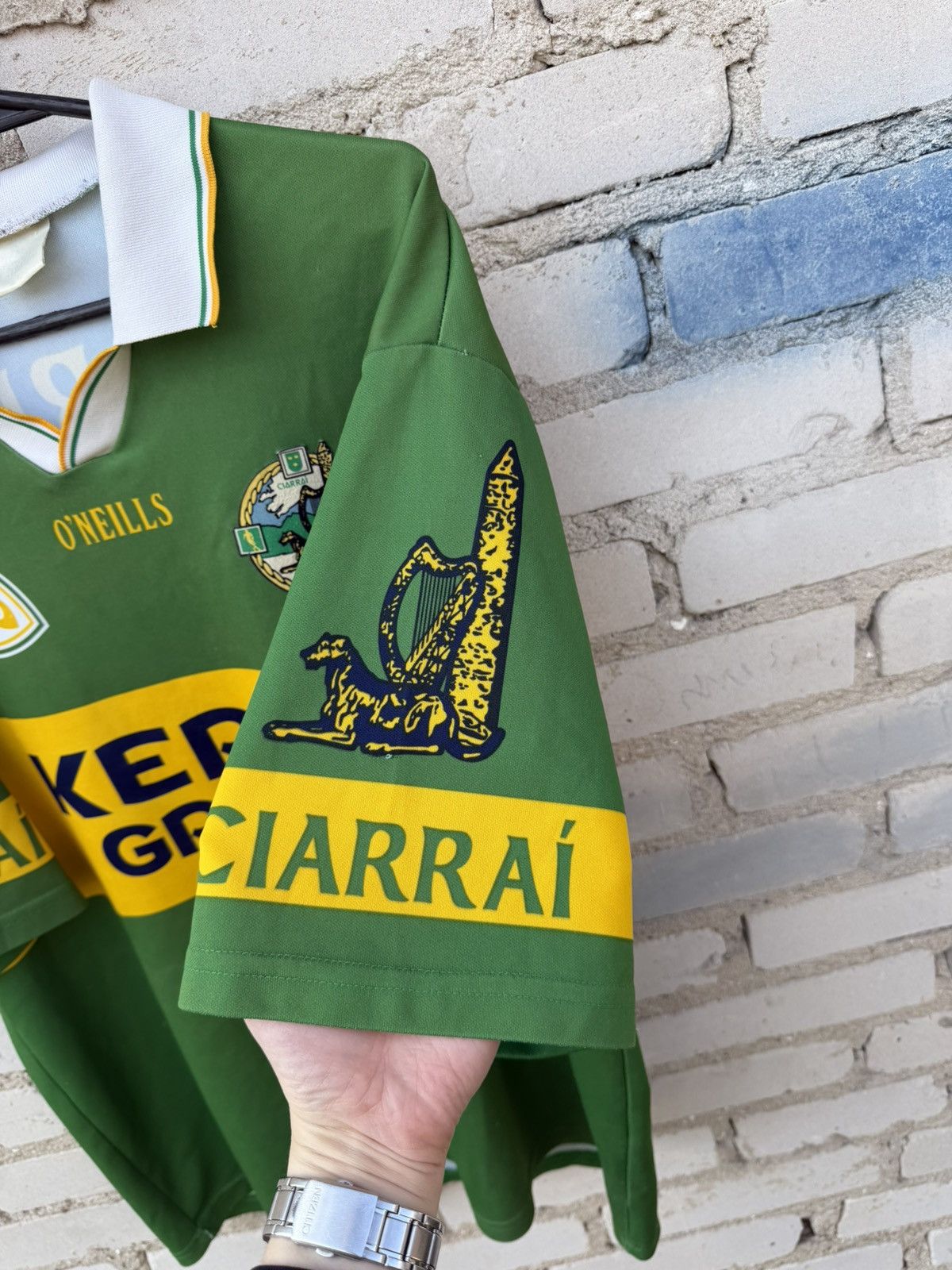 O'Neills O'Neills Kerry Ciarrai GAA Vintage 90's Rare T-Shirt Size US XL / EU 56 / 4 - 2 Thumbnail