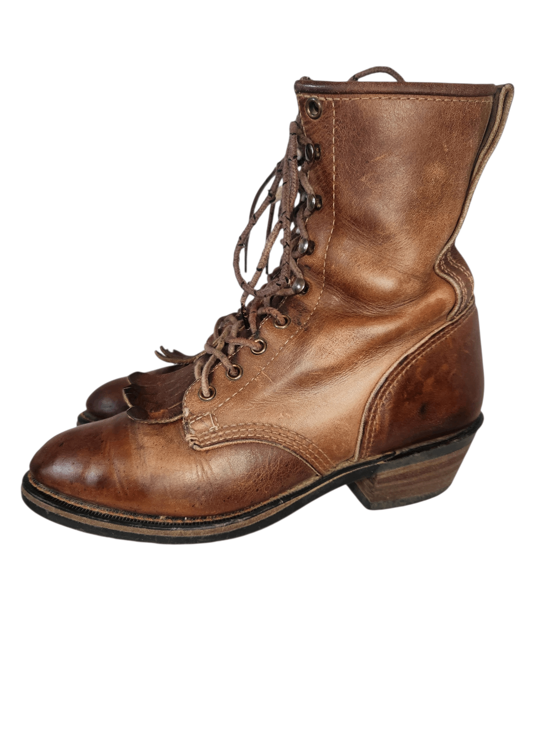 Durango LOGGER VICTORIAN GRANNY LACEUP Size US 7 / IT 37 - 1 Thumbnail