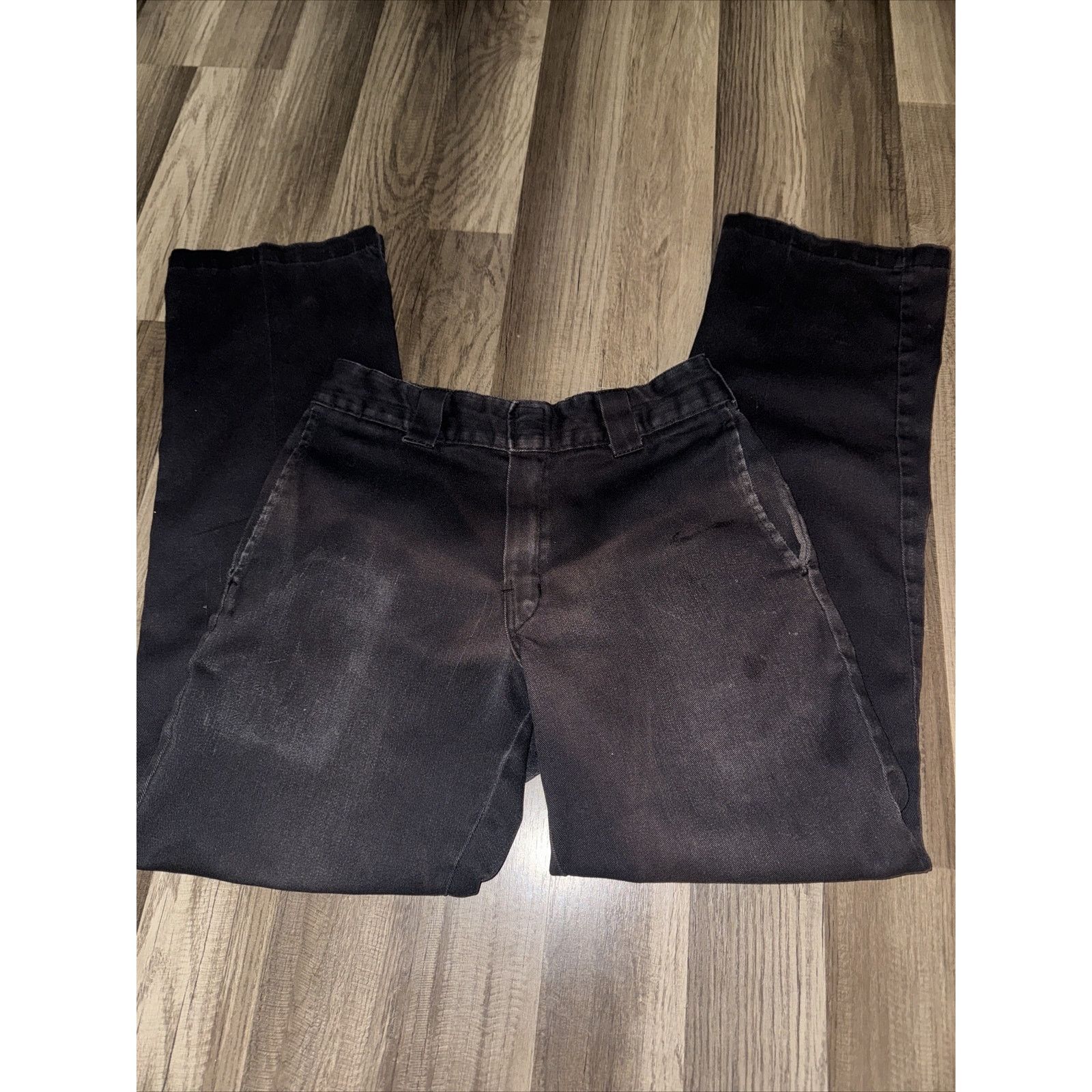 Dickies Dickies 874 Flex Original Fit Chino Pants Black Distressed Size US 30 / EU 46 - 3 Thumbnail