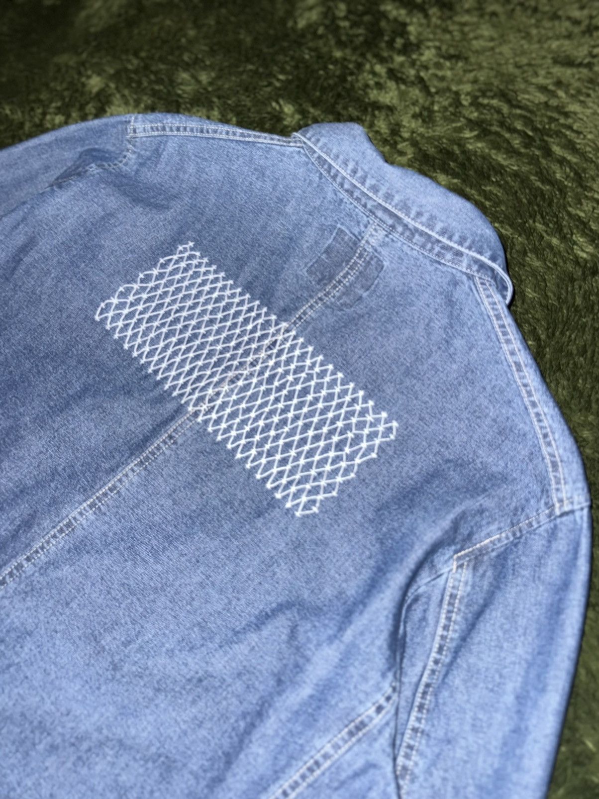 Gramicci [L] Gramicci Japanese Boro Sashiko Denim Coverall Jacket Size US L / EU 52-54 / 3 - 12 Thumbnail