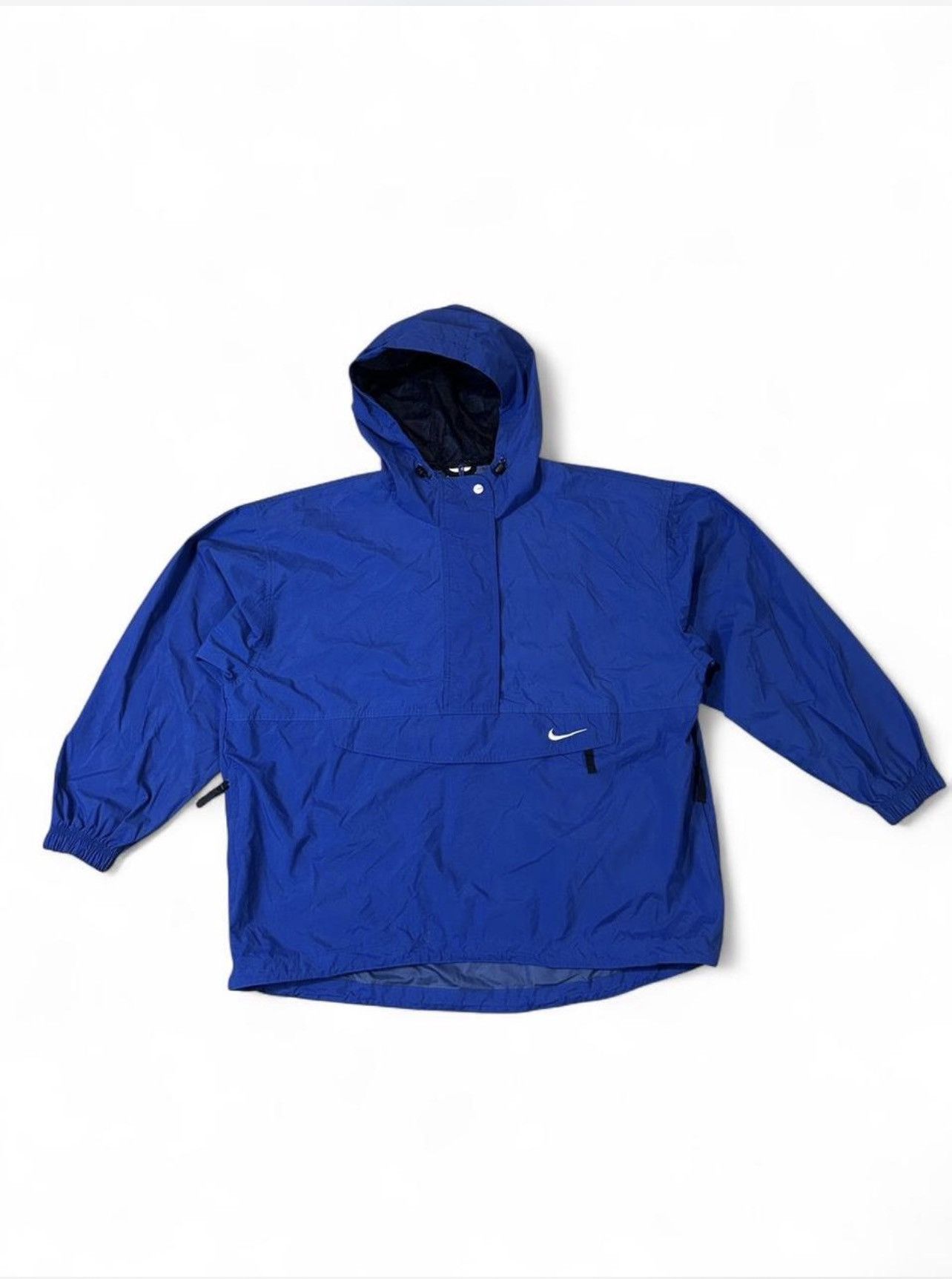 Nike Vintage Nike 90s blue windbreaker quarter zip Size US L / EU 52-54 / 3 - 1 Thumbnail