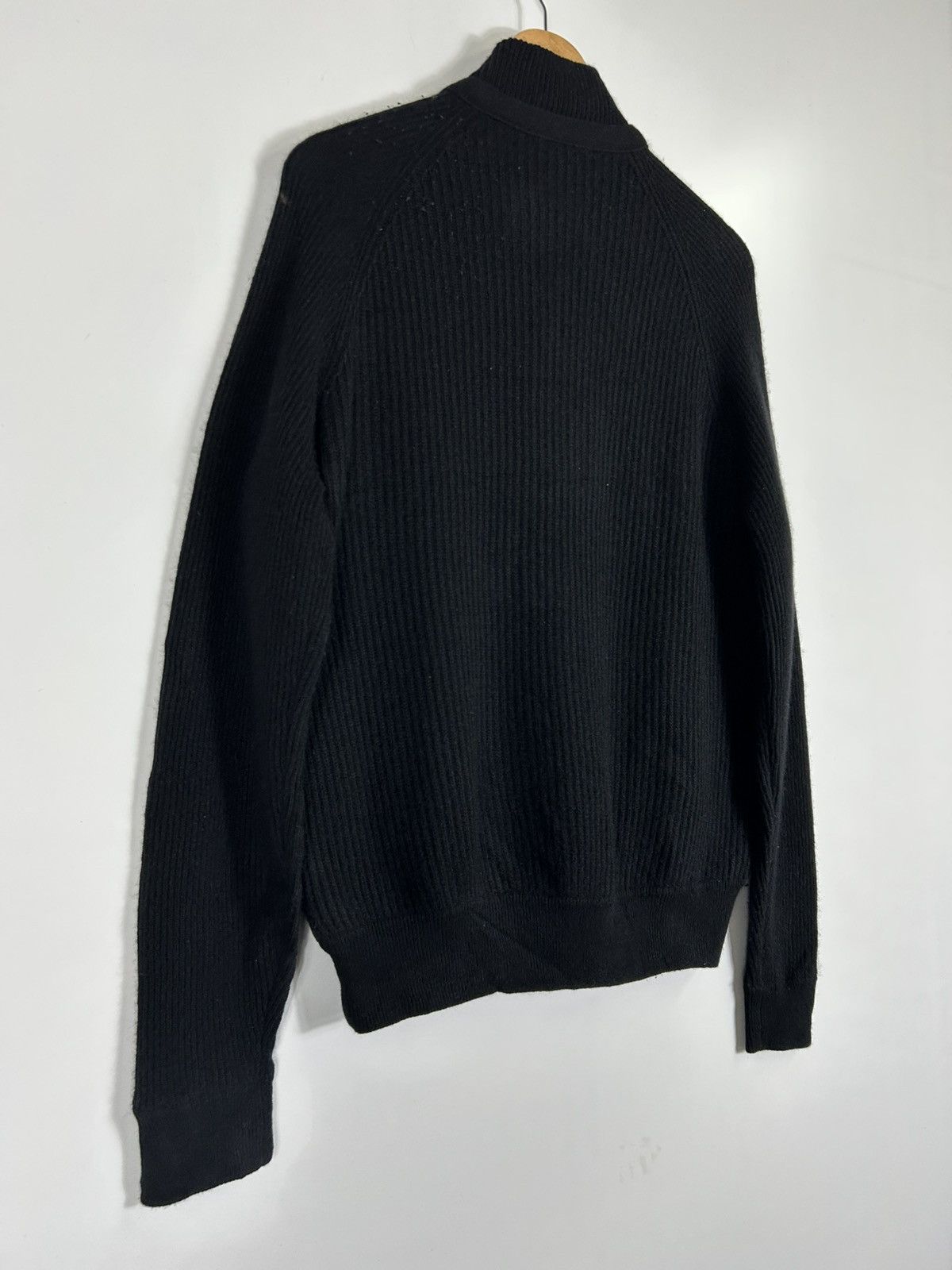 Homespun Knitwear × Japanese Brand 🔥TakashiMaya Quilted Sleeve Knit Zipper Jacket Size US L / EU 52-54 / 3 - 13 Thumbnail